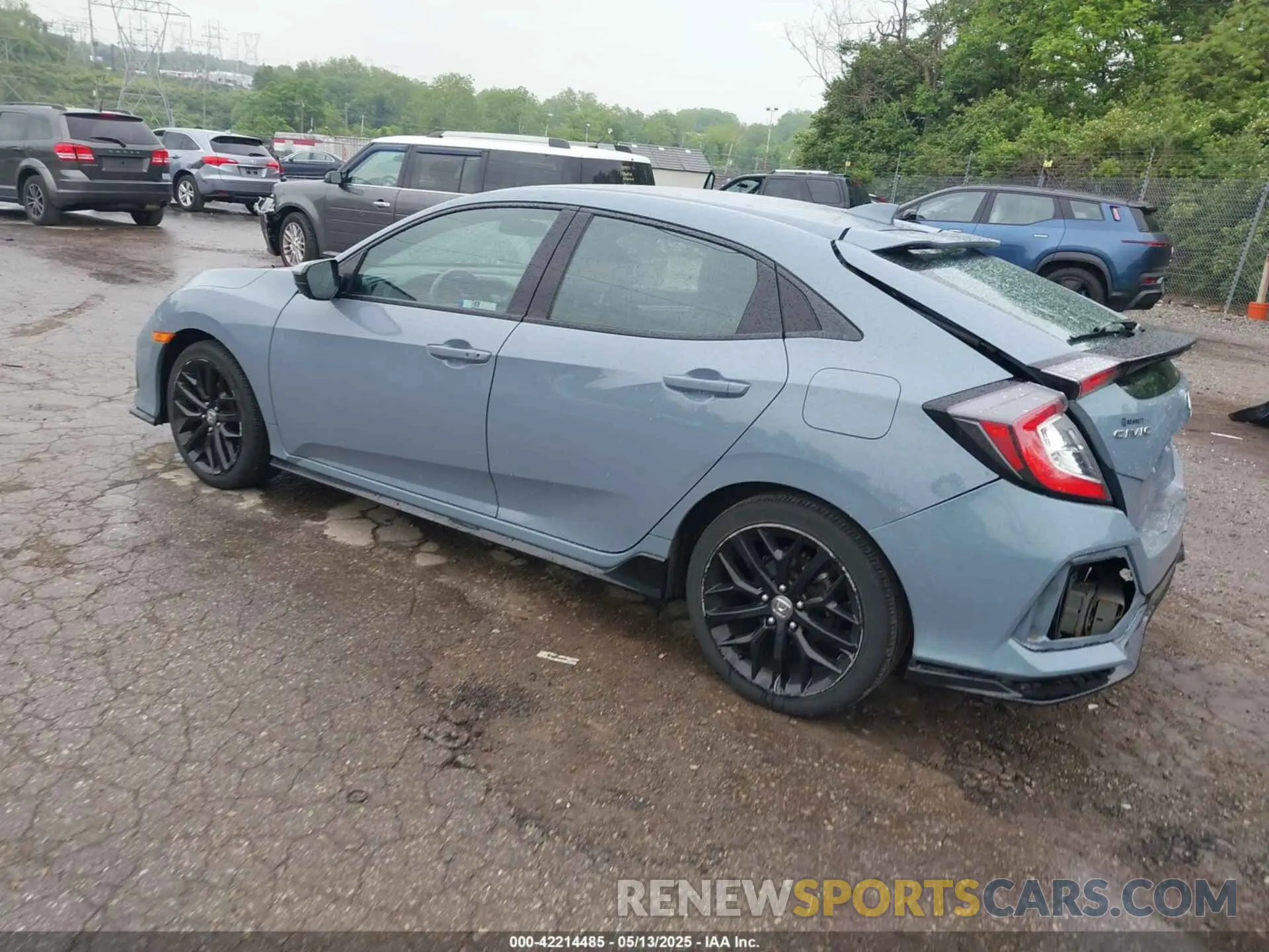 3 fotografías del automóvil dañado SHHFK7G48LU210971 HONDA CIVIC 2020