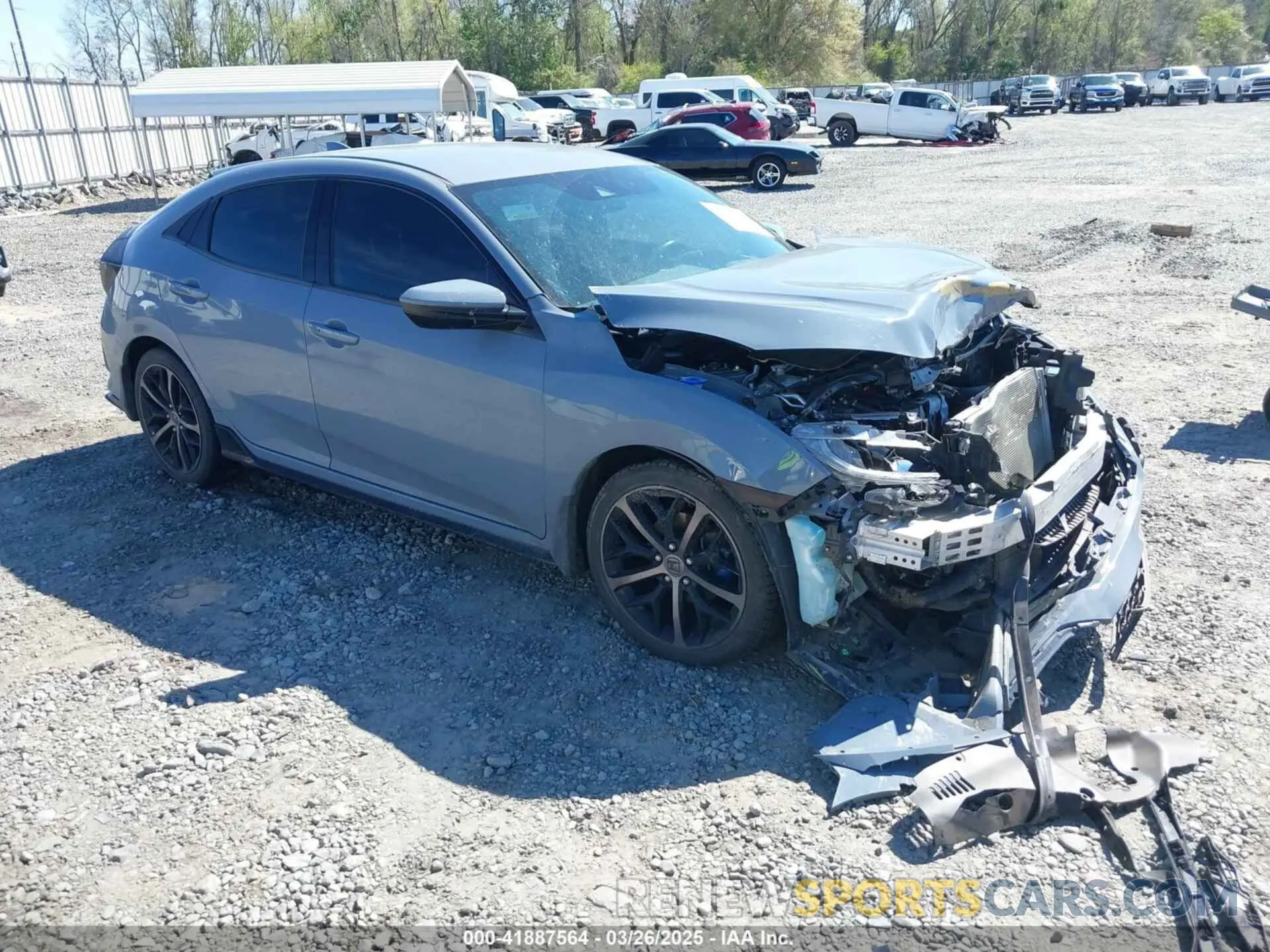 1 fotografías del automóvil dañado SHHFK7G4XLU223169 HONDA CIVIC 2020