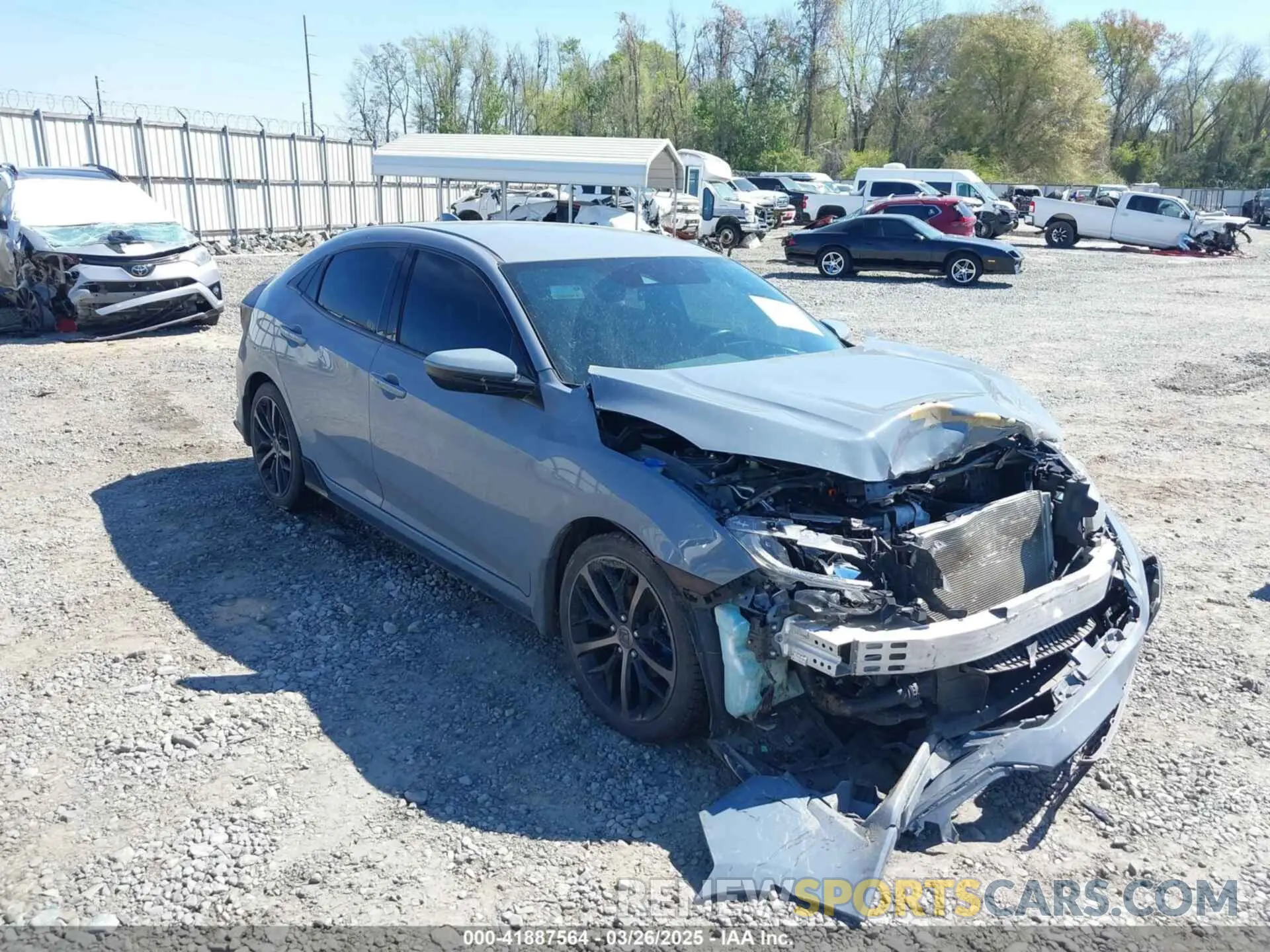 6 fotografías del automóvil dañado SHHFK7G4XLU223169 HONDA CIVIC 2020
