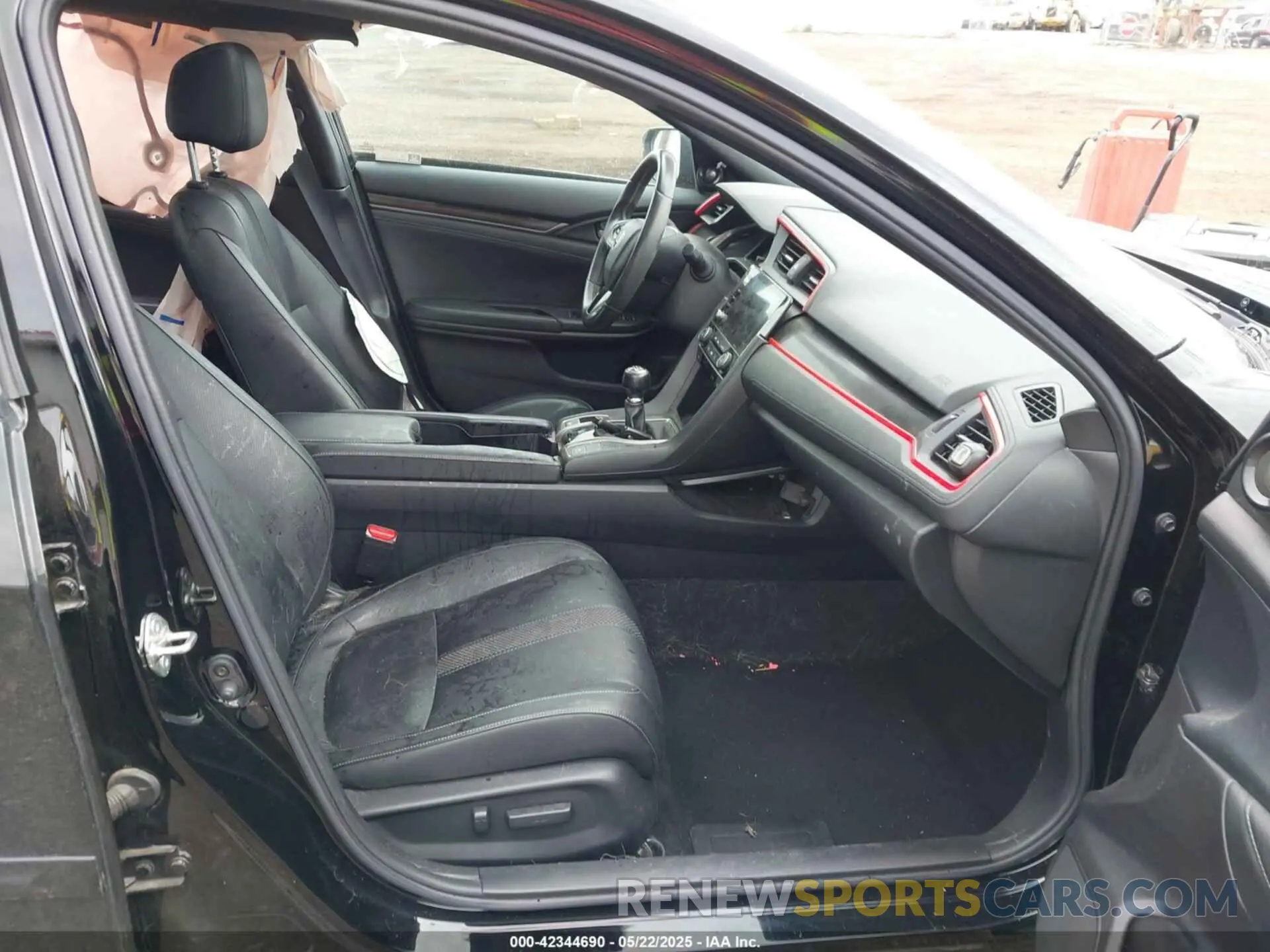 5 fotografías del automóvil dañado SHHFK7G93LU203213 HONDA CIVIC 2020