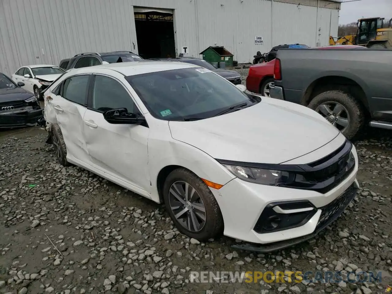 4 fotografías del automóvil dañado SHHFK7H30LU412130 HONDA CIVIC 2020