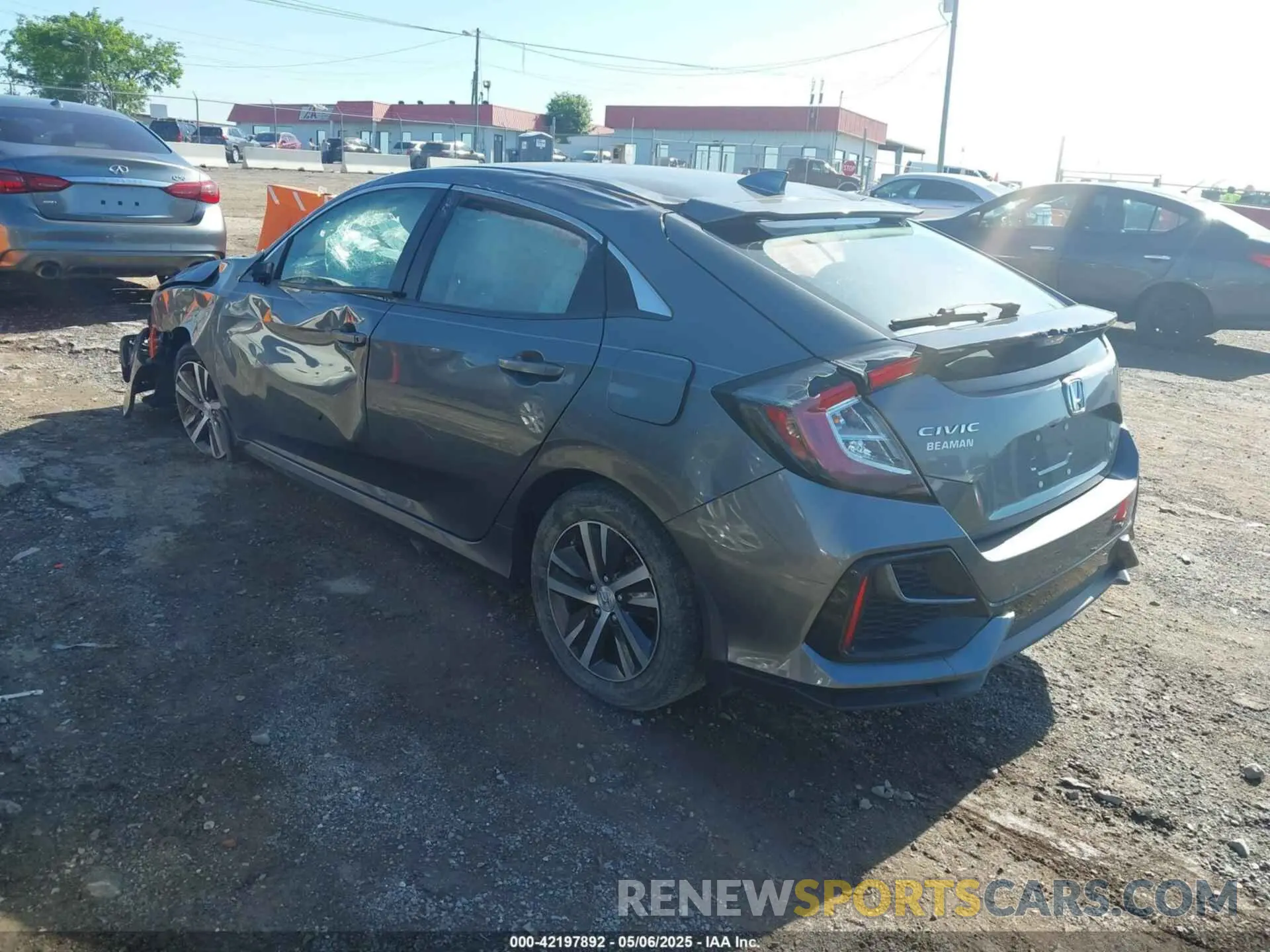 3 fotografías del automóvil dañado SHHFK7H31LU217329 HONDA CIVIC 2020