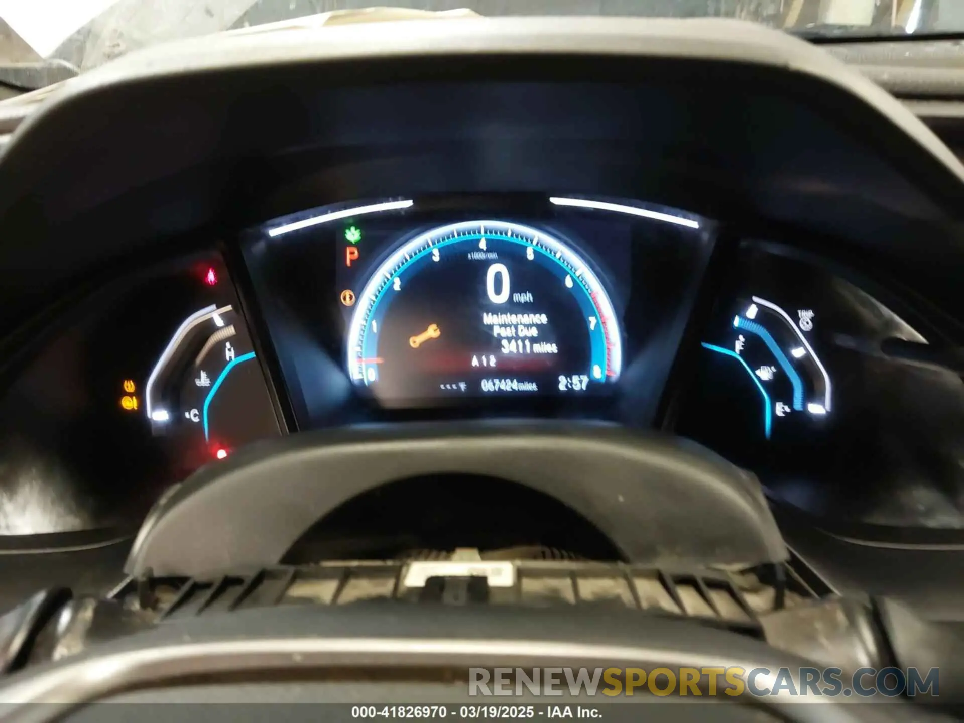 7 fotografías del automóvil dañado SHHFK7H31LU403050 HONDA CIVIC 2020