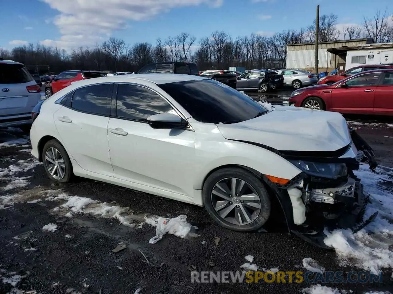4 fotografías del automóvil dañado SHHFK7H31LU417045 HONDA CIVIC 2020