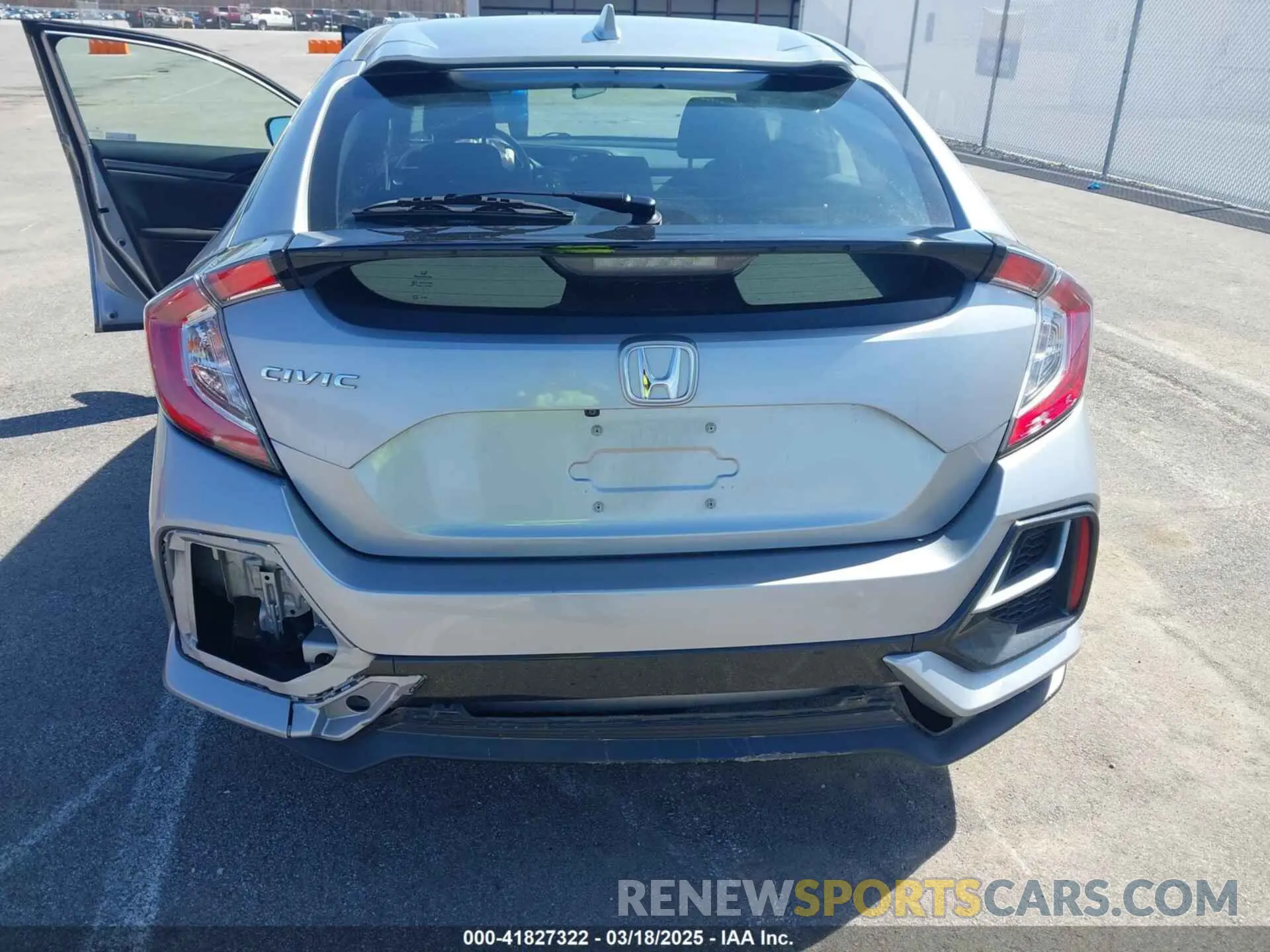 6 fotografías del automóvil dañado SHHFK7H34LU403866 HONDA CIVIC 2020