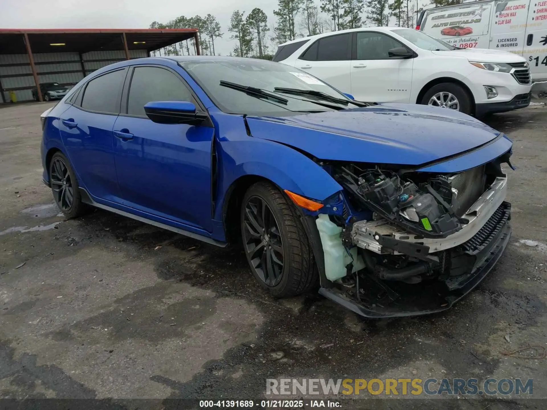 1 fotografías del automóvil dañado SHHFK7H40LU220439 HONDA CIVIC 2020