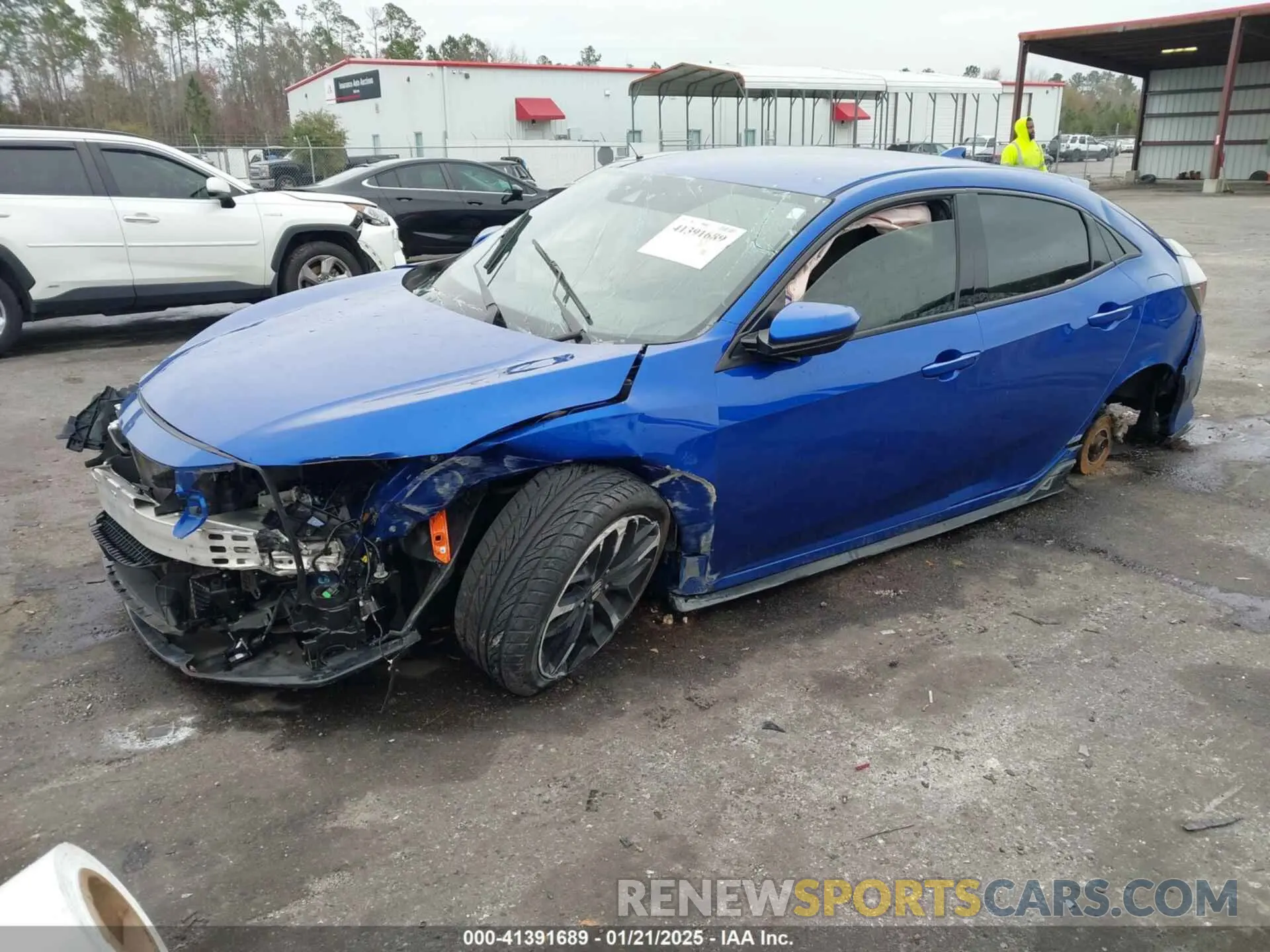 2 fotografías del automóvil dañado SHHFK7H40LU220439 HONDA CIVIC 2020