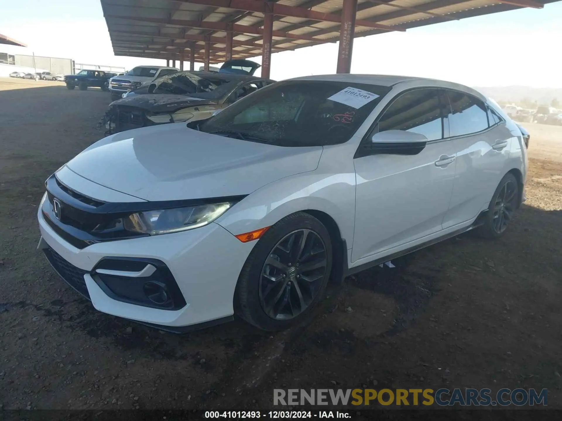 2 fotografías del automóvil dañado SHHFK7H41LU208378 HONDA CIVIC 2020