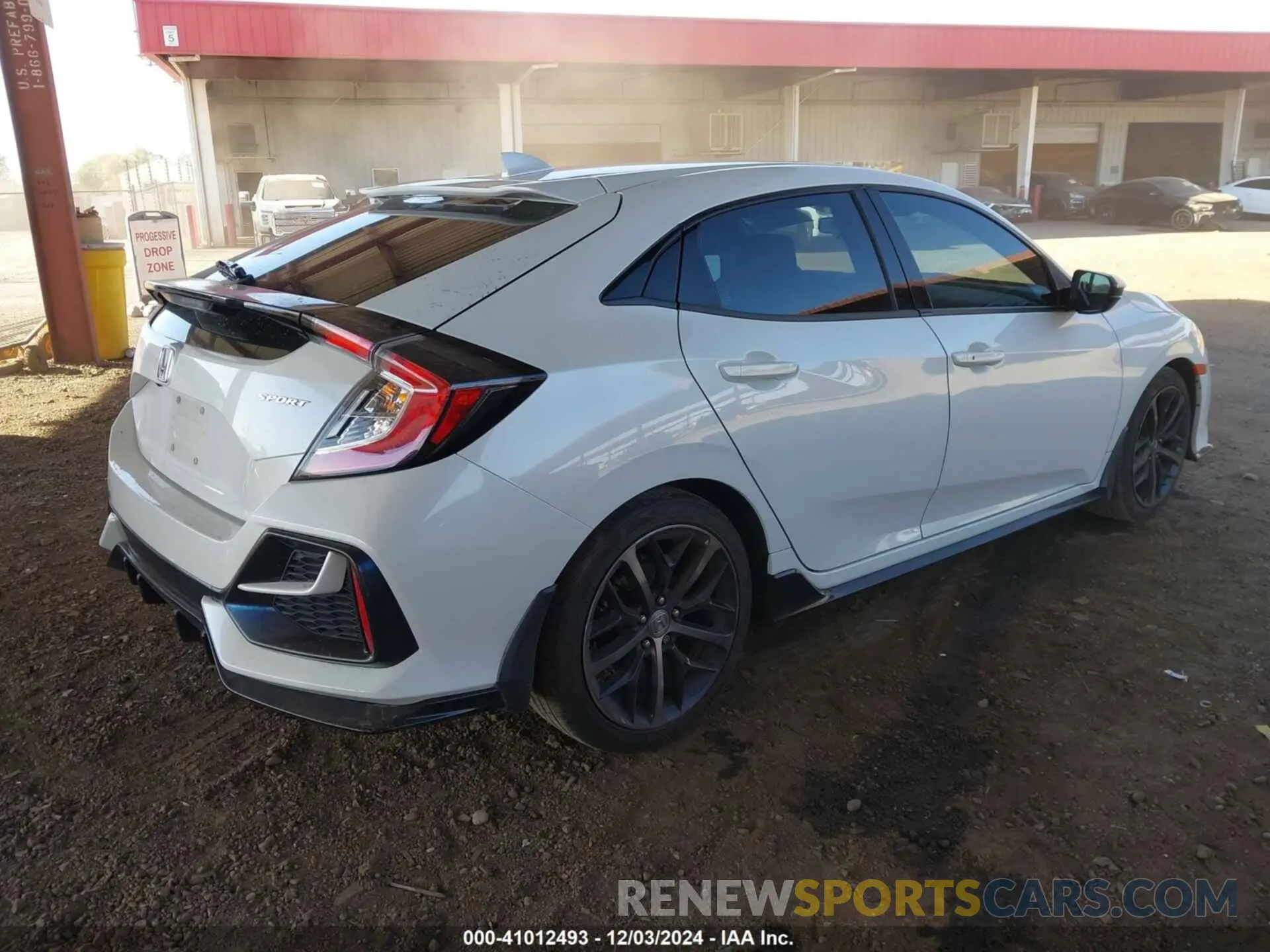 4 fotografías del automóvil dañado SHHFK7H41LU208378 HONDA CIVIC 2020