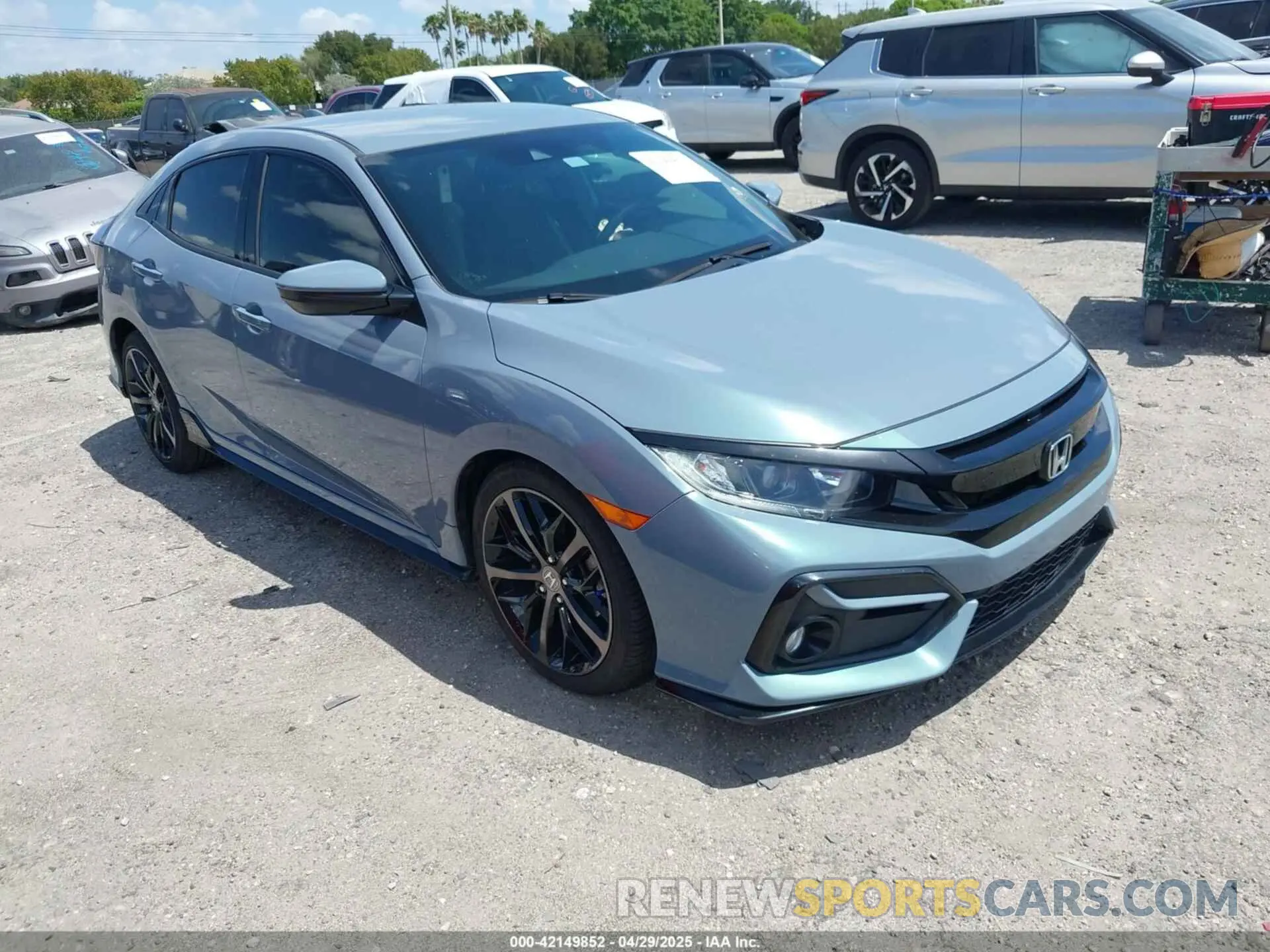 1 fotografías del automóvil dañado SHHFK7H42LU213055 HONDA CIVIC 2020