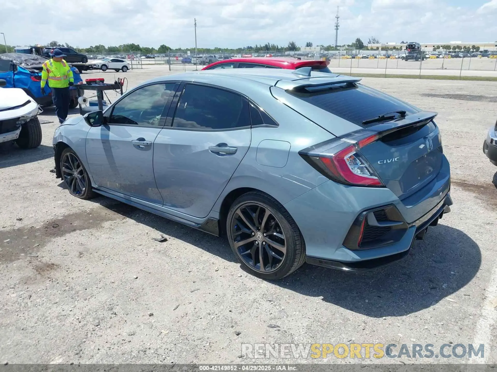 3 fotografías del automóvil dañado SHHFK7H42LU213055 HONDA CIVIC 2020