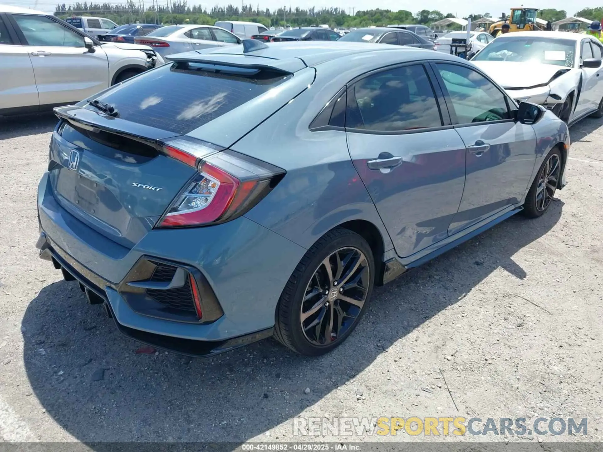 4 fotografías del automóvil dañado SHHFK7H42LU213055 HONDA CIVIC 2020