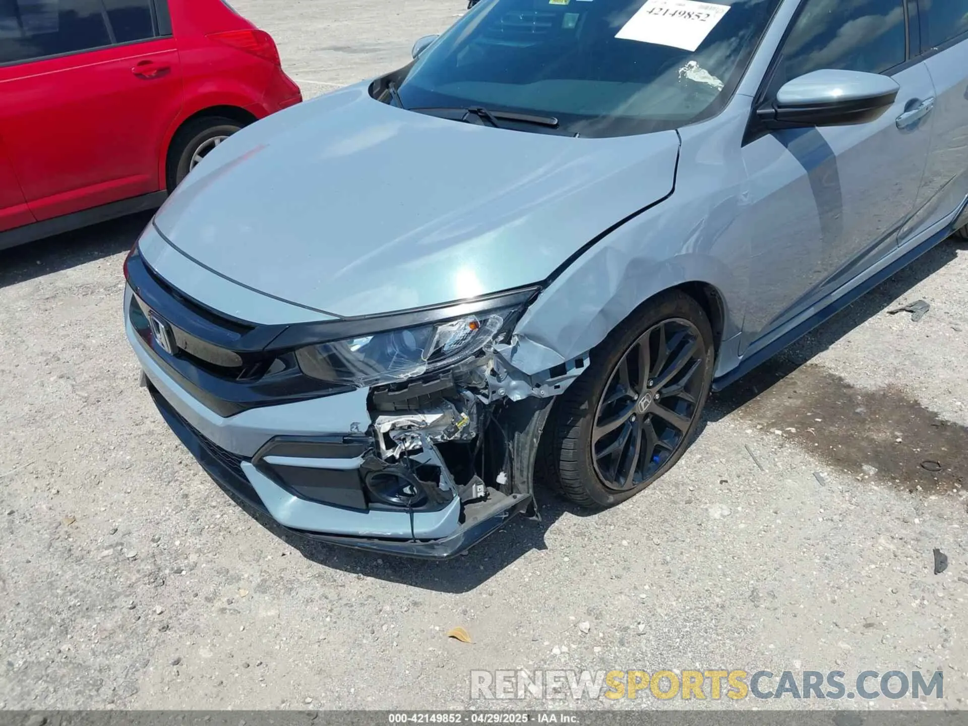 6 fotografías del automóvil dañado SHHFK7H42LU213055 HONDA CIVIC 2020