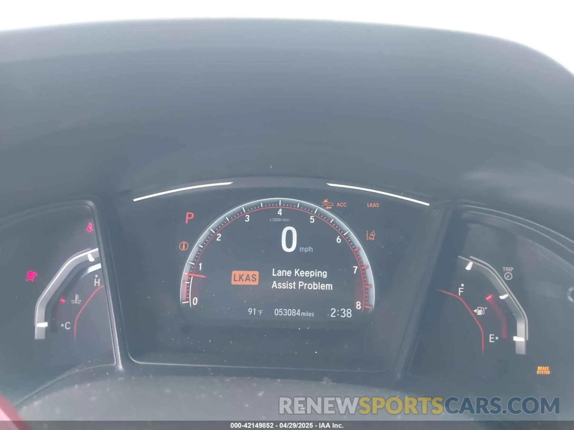 7 fotografías del automóvil dañado SHHFK7H42LU213055 HONDA CIVIC 2020