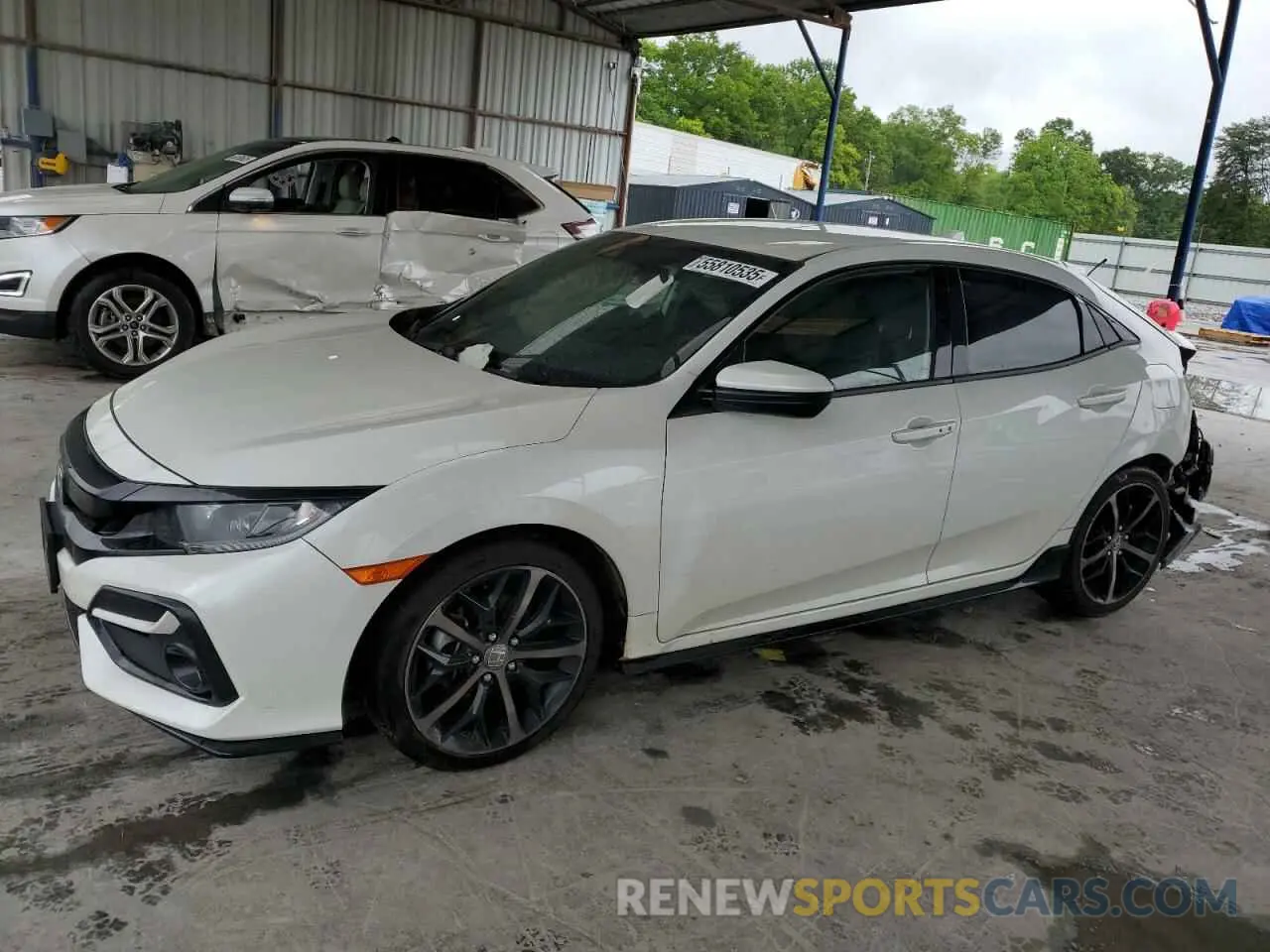 1 fotografías del automóvil dañado SHHFK7H42LU216795 HONDA CIVIC 2020