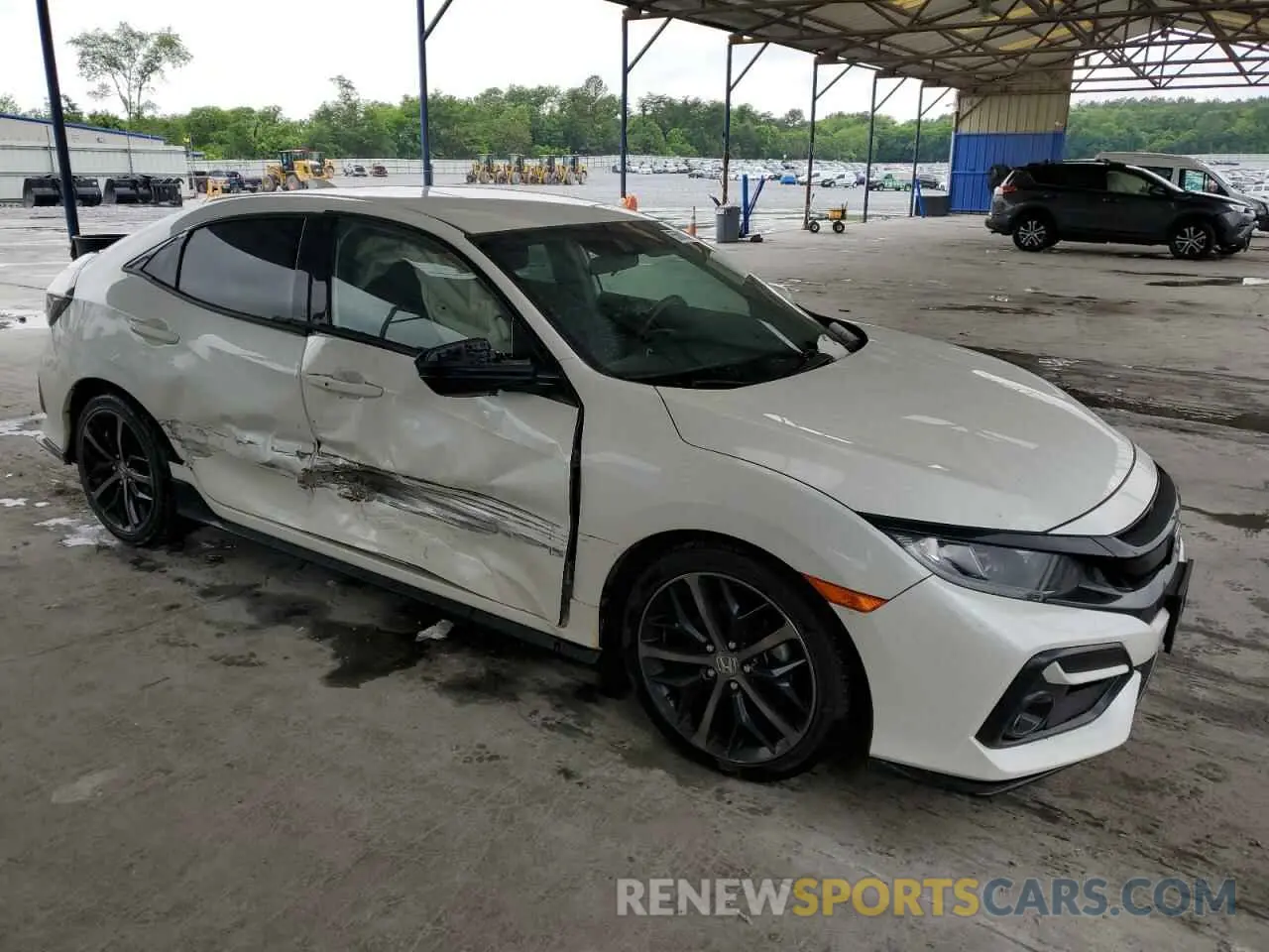 4 fotografías del automóvil dañado SHHFK7H42LU216795 HONDA CIVIC 2020