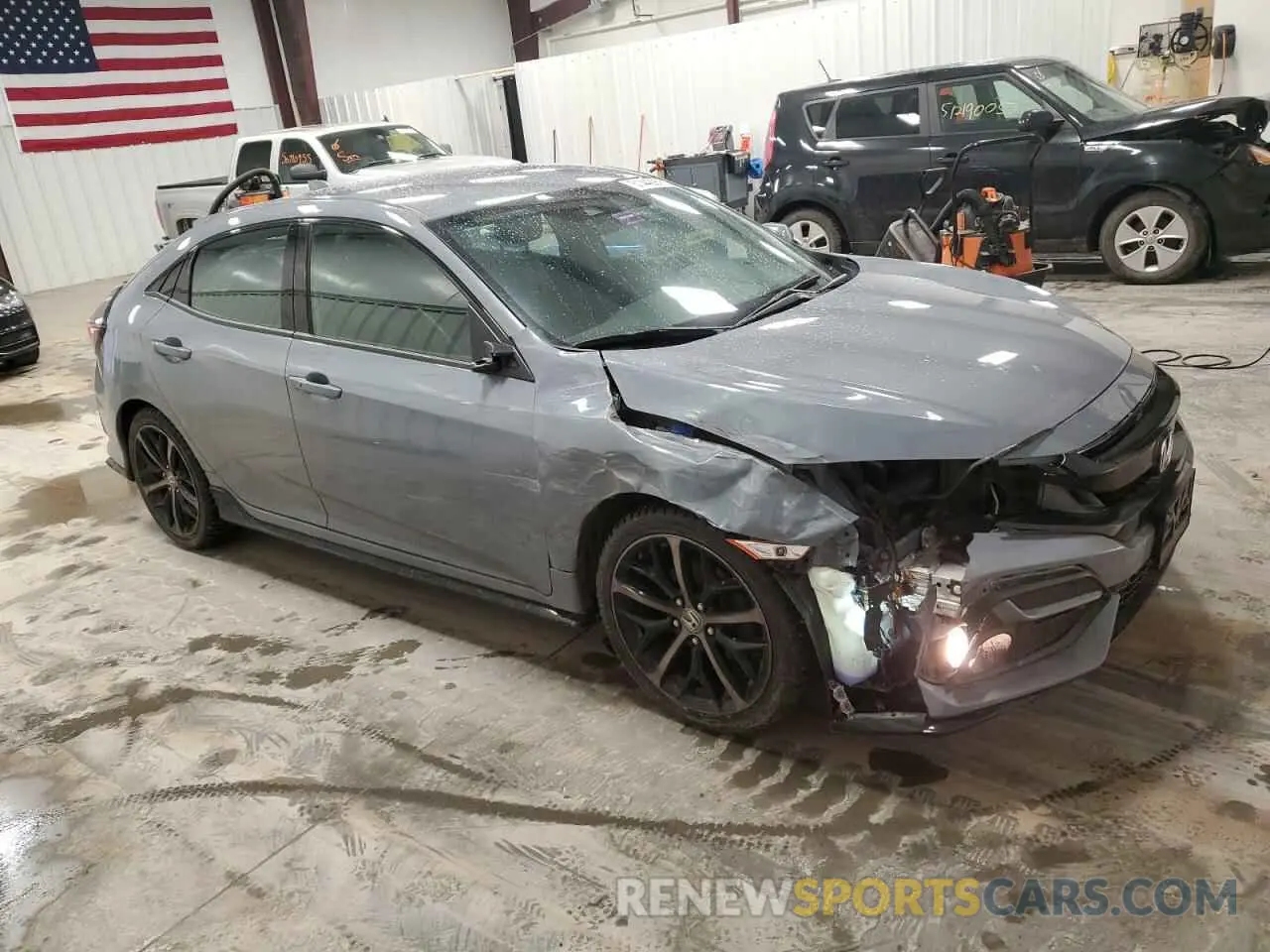 4 fotografías del automóvil dañado SHHFK7H42LU422506 HONDA CIVIC 2020