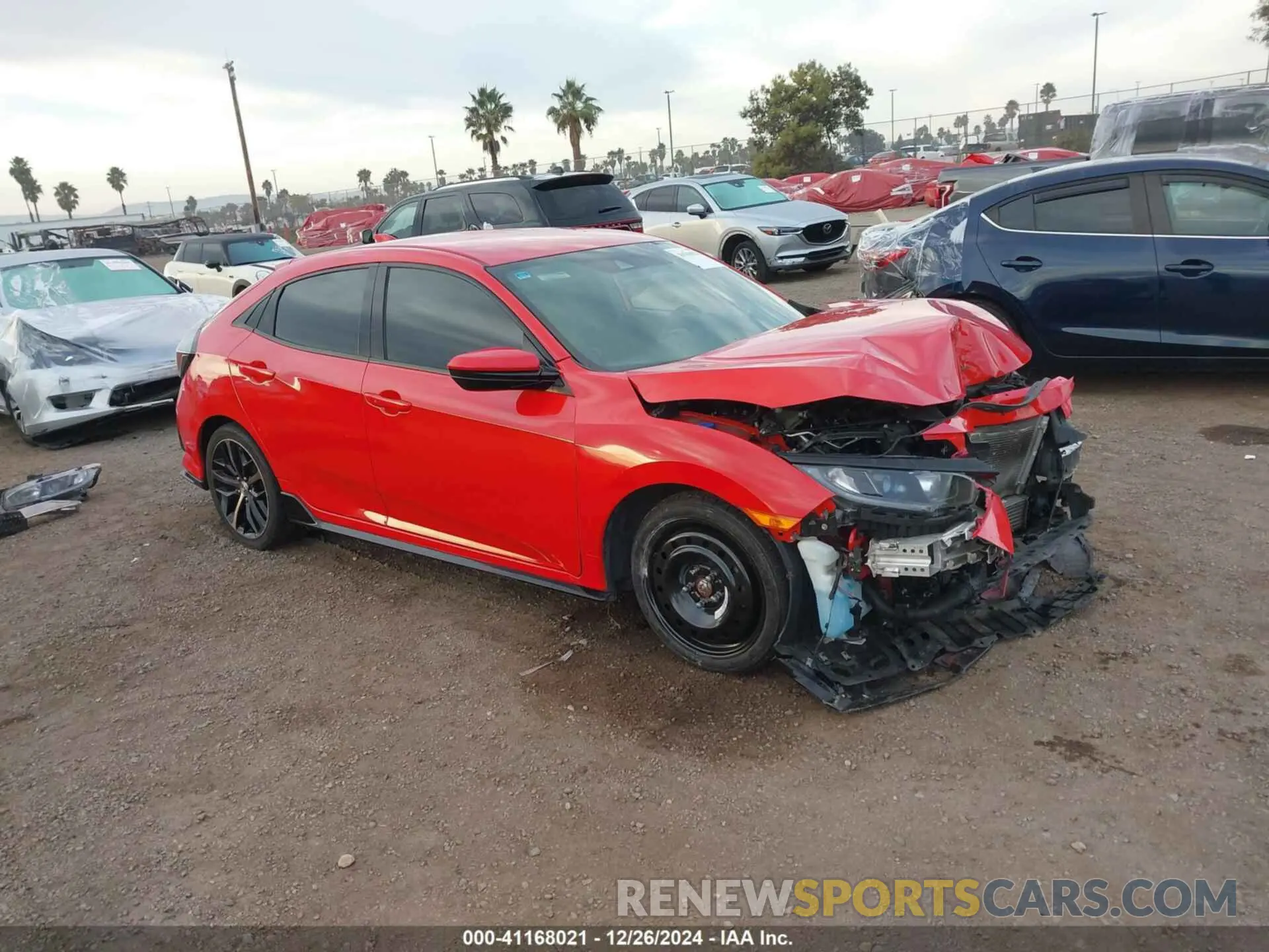 1 fotografías del automóvil dañado SHHFK7H42LU422523 HONDA CIVIC 2020