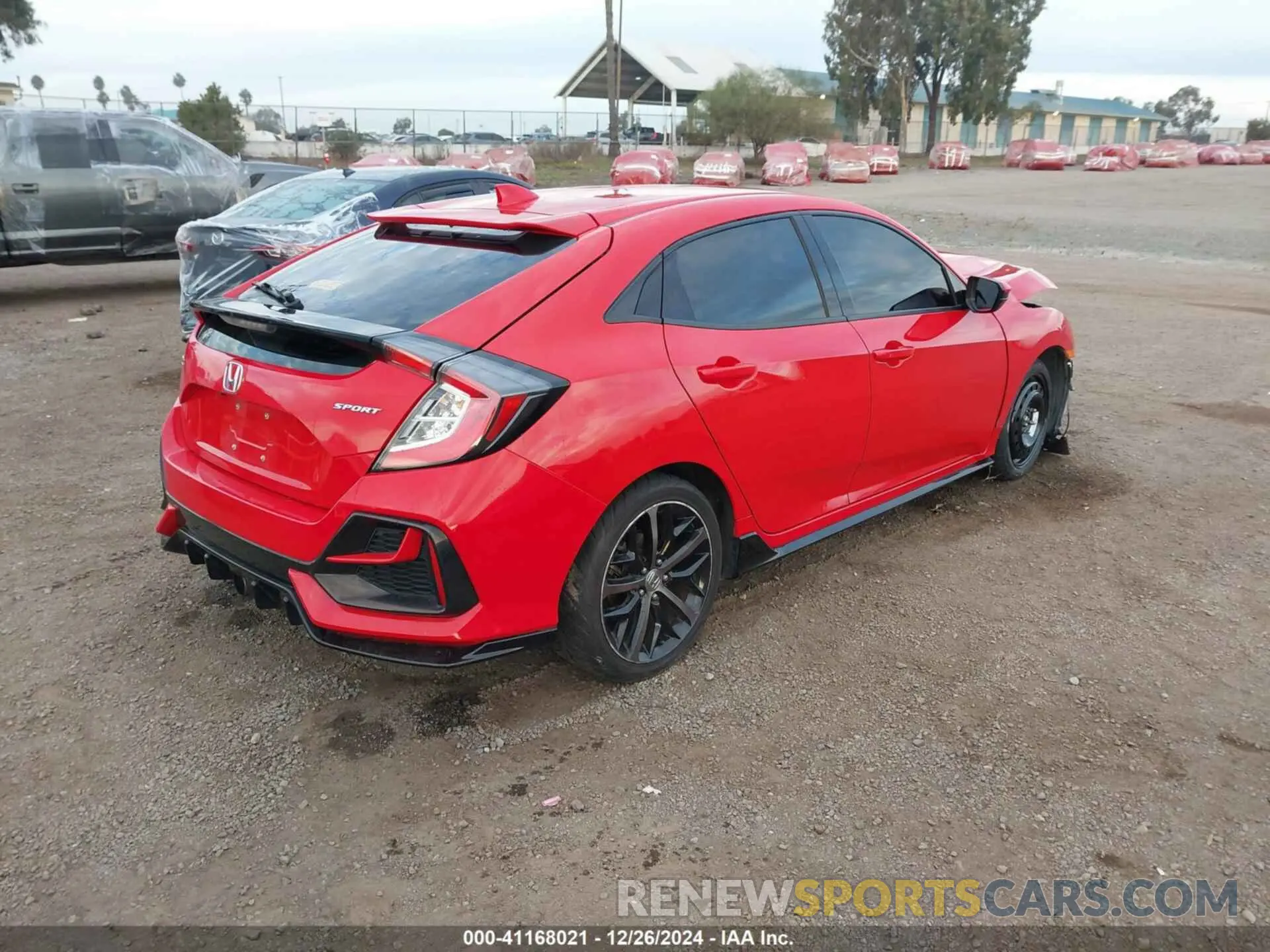 4 fotografías del automóvil dañado SHHFK7H42LU422523 HONDA CIVIC 2020
