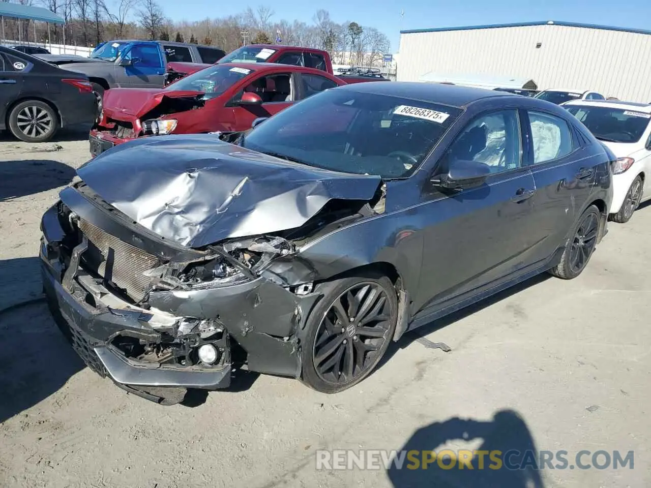 1 fotografías del automóvil dañado SHHFK7H43LU220452 HONDA CIVIC 2020