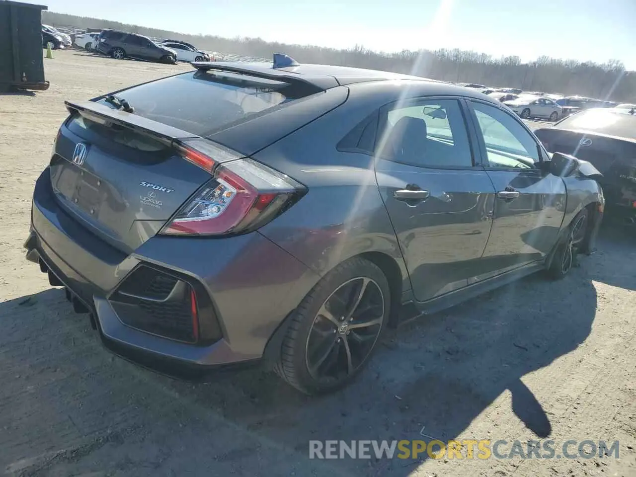 3 fotografías del automóvil dañado SHHFK7H43LU220452 HONDA CIVIC 2020