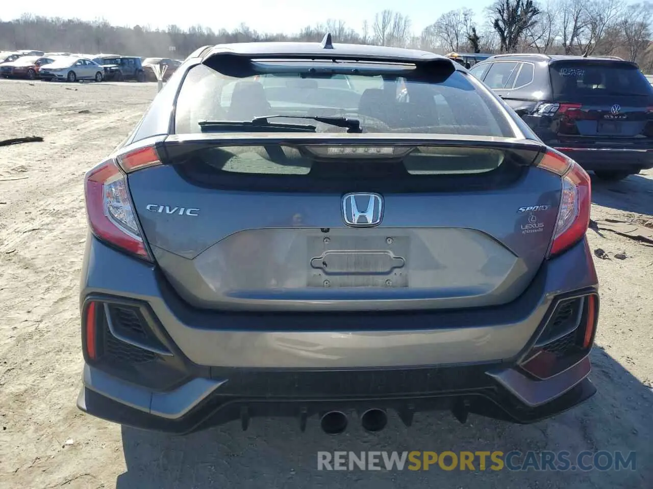 6 fotografías del automóvil dañado SHHFK7H43LU220452 HONDA CIVIC 2020