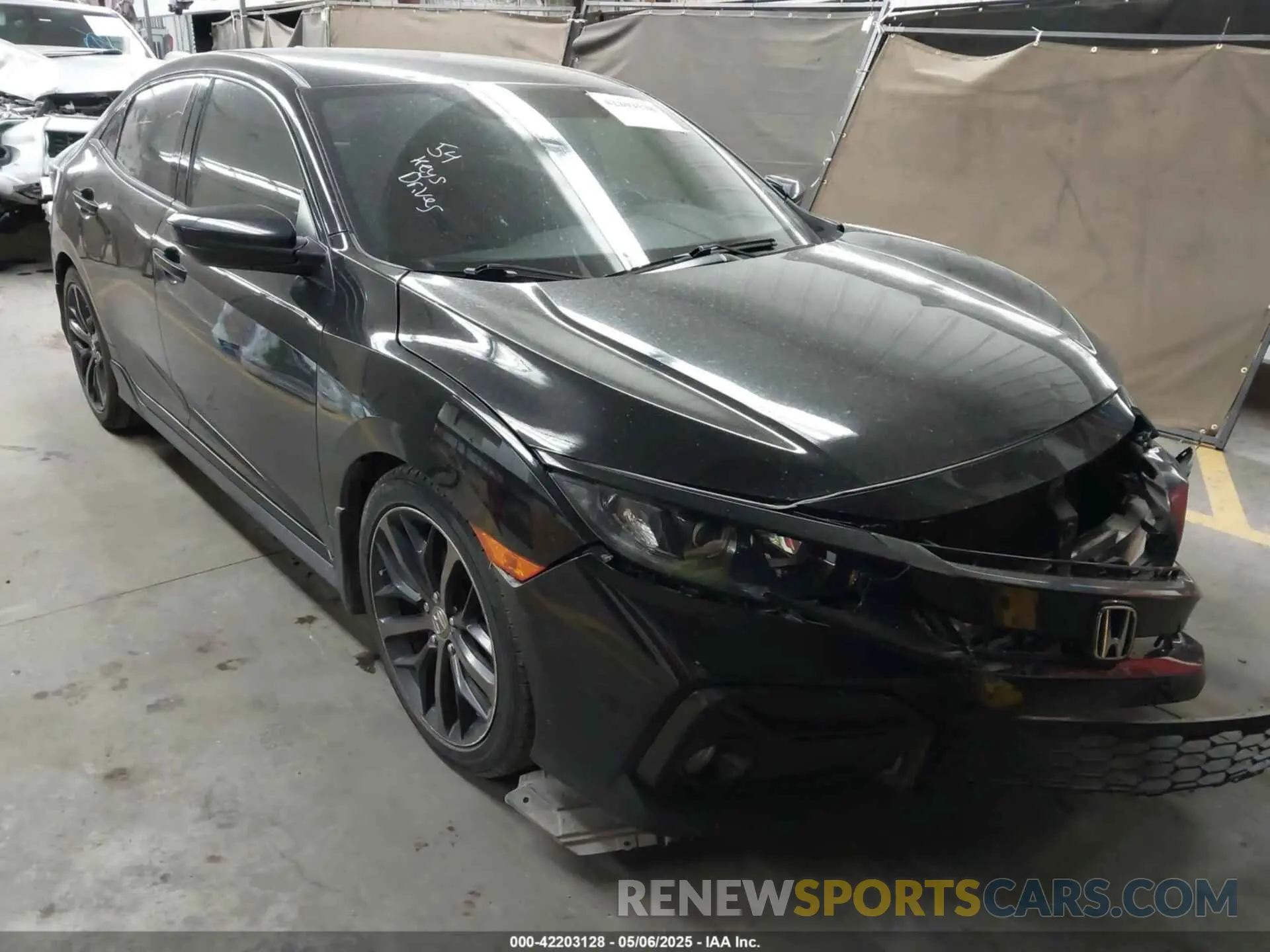 1 fotografías del automóvil dañado SHHFK7H43LU221147 HONDA CIVIC 2020