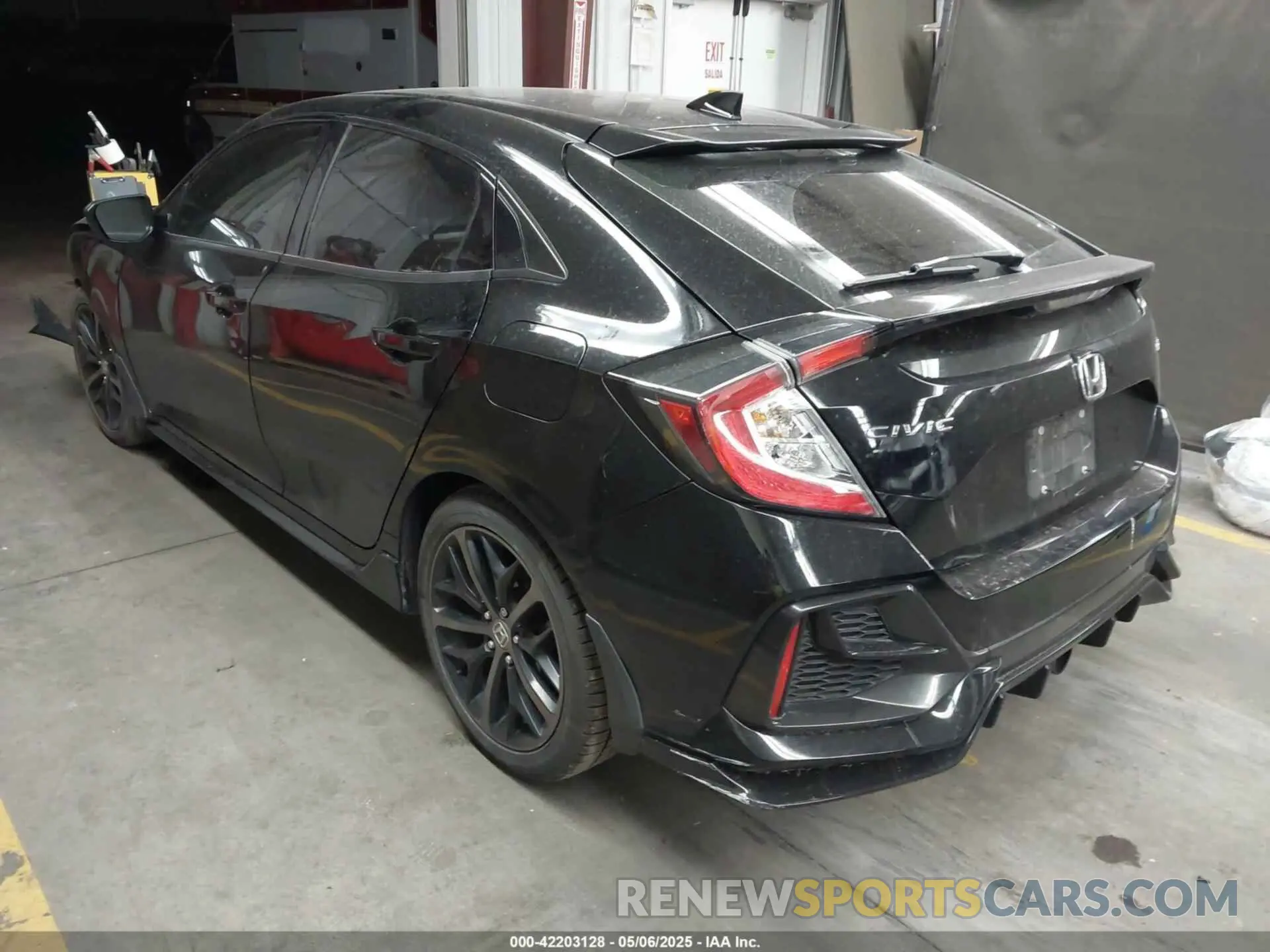 3 fotografías del automóvil dañado SHHFK7H43LU221147 HONDA CIVIC 2020