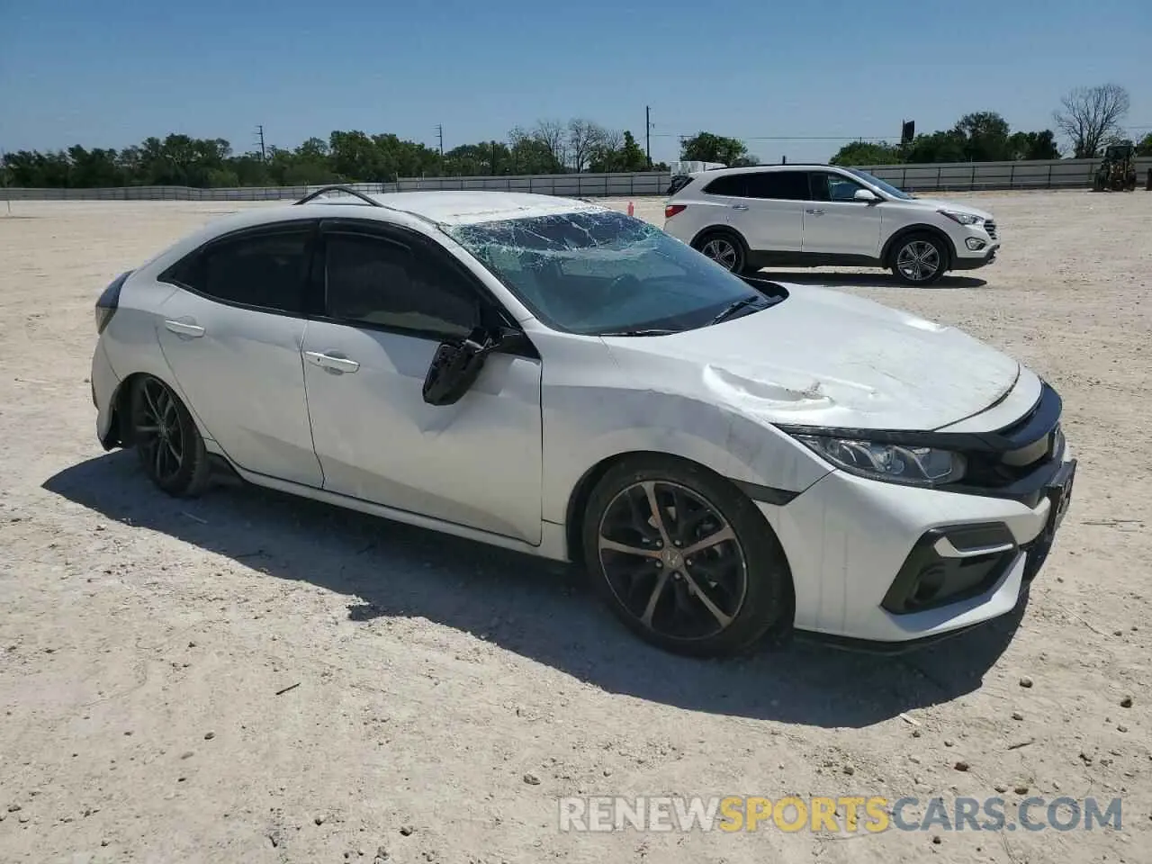 4 fotografías del automóvil dañado SHHFK7H44LU201151 HONDA CIVIC 2020