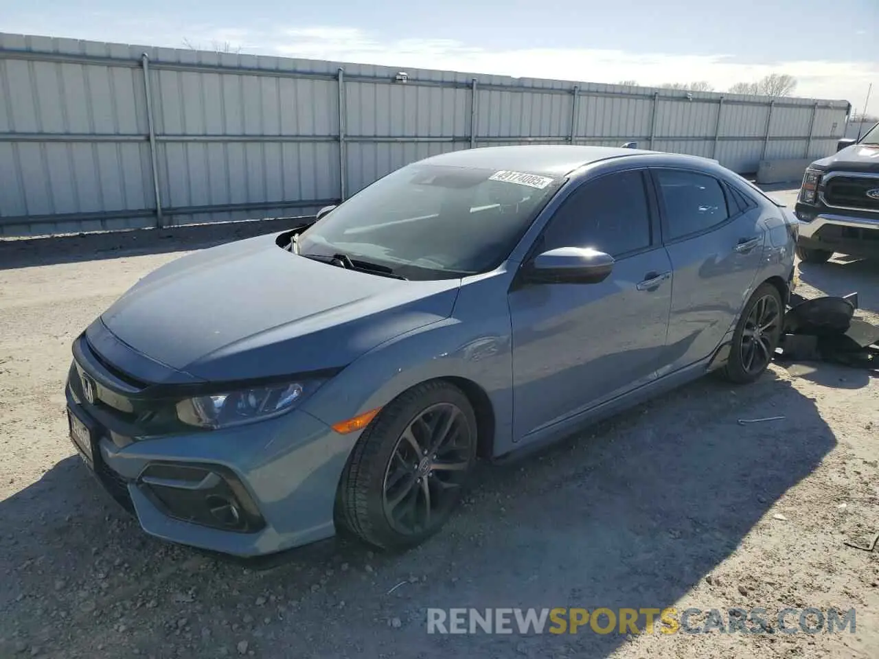 1 fotografías del automóvil dañado SHHFK7H44LU217530 HONDA CIVIC 2020