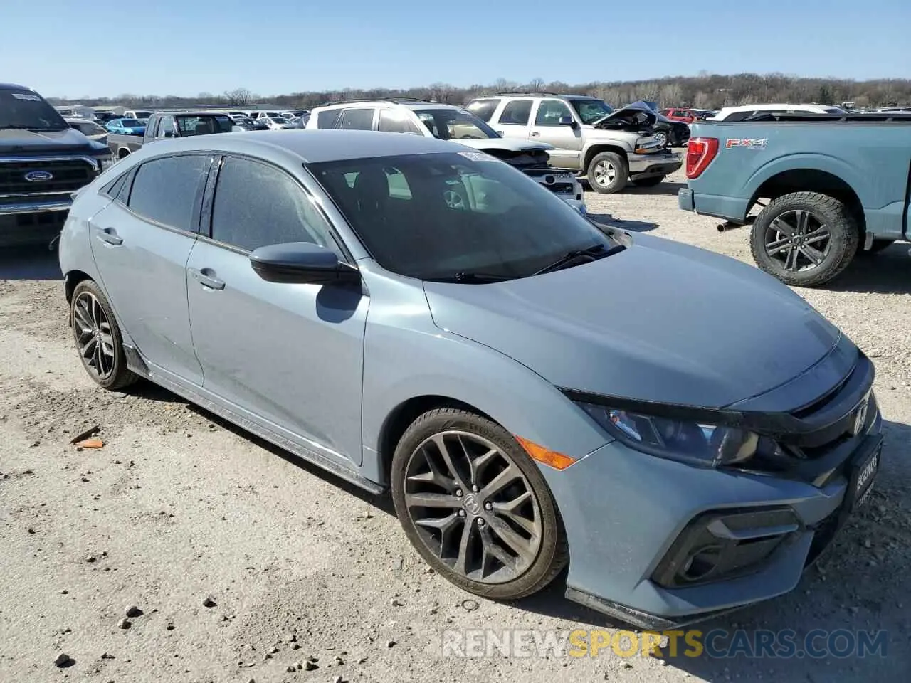 4 fotografías del automóvil dañado SHHFK7H44LU217530 HONDA CIVIC 2020