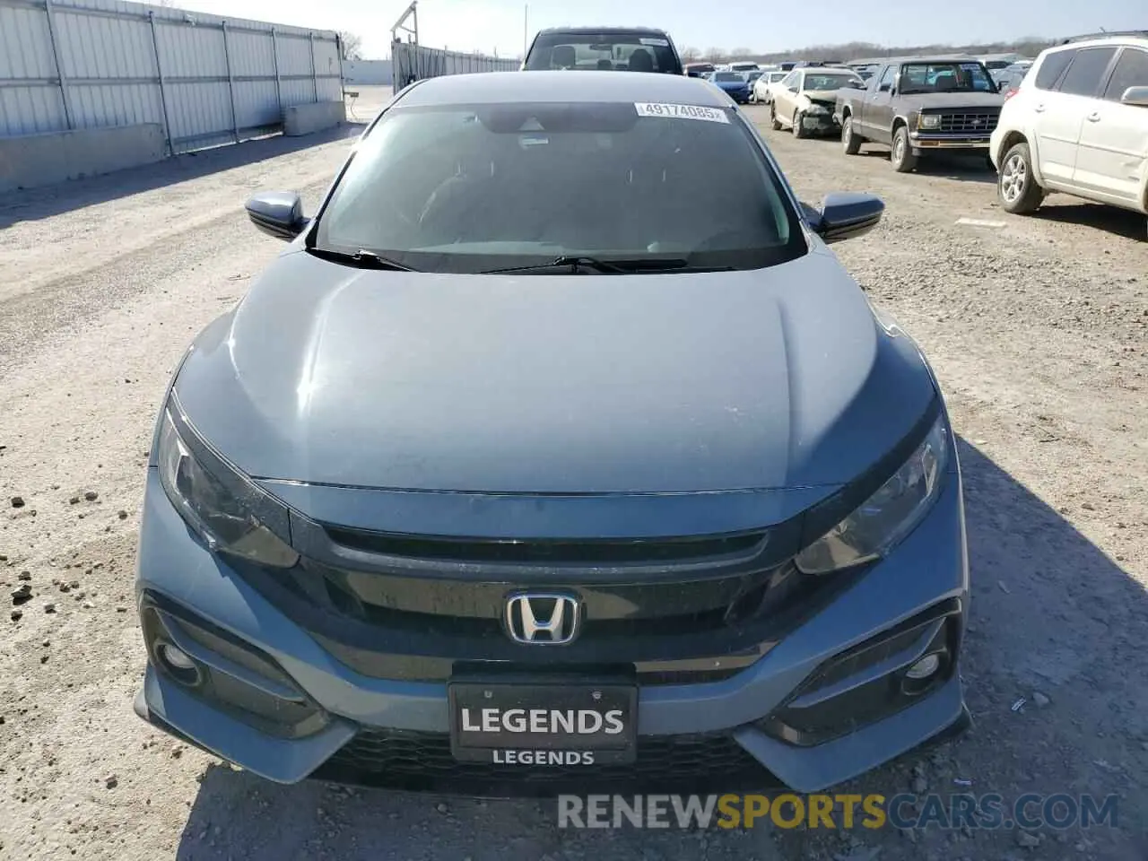 5 fotografías del automóvil dañado SHHFK7H44LU217530 HONDA CIVIC 2020