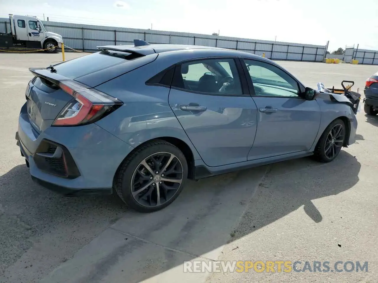 3 fotografías del automóvil dañado SHHFK7H44LU416013 HONDA CIVIC 2020