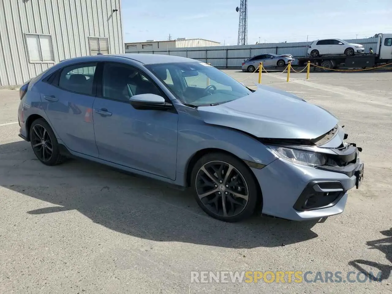 4 fotografías del automóvil dañado SHHFK7H44LU416013 HONDA CIVIC 2020