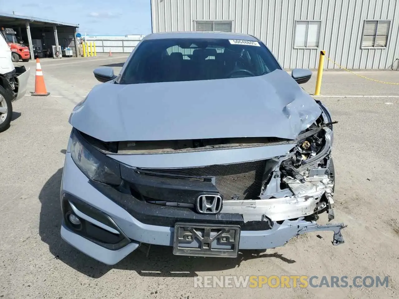5 fotografías del automóvil dañado SHHFK7H44LU416013 HONDA CIVIC 2020