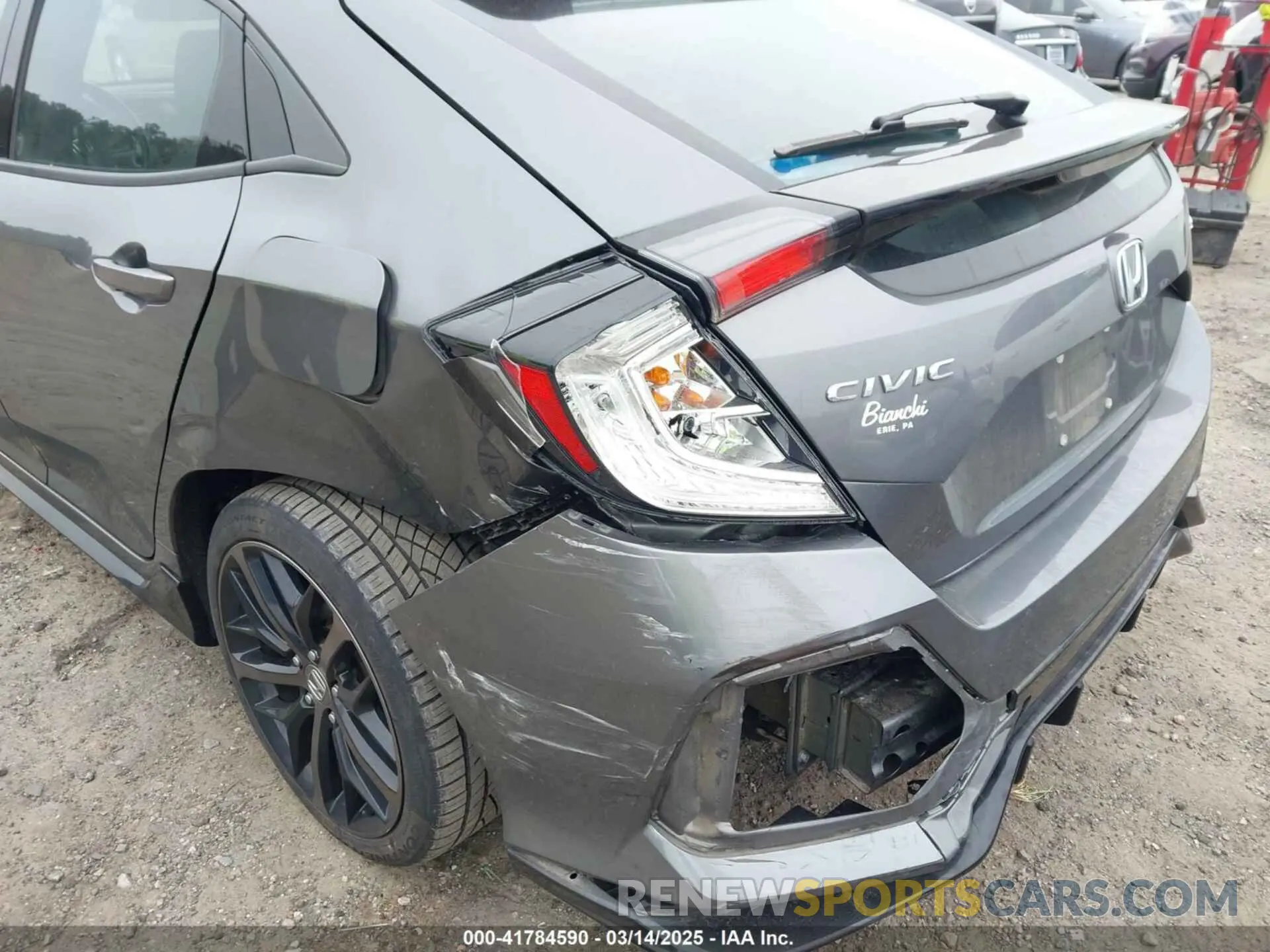 6 fotografías del automóvil dañado SHHFK7H45LU410849 HONDA CIVIC 2020