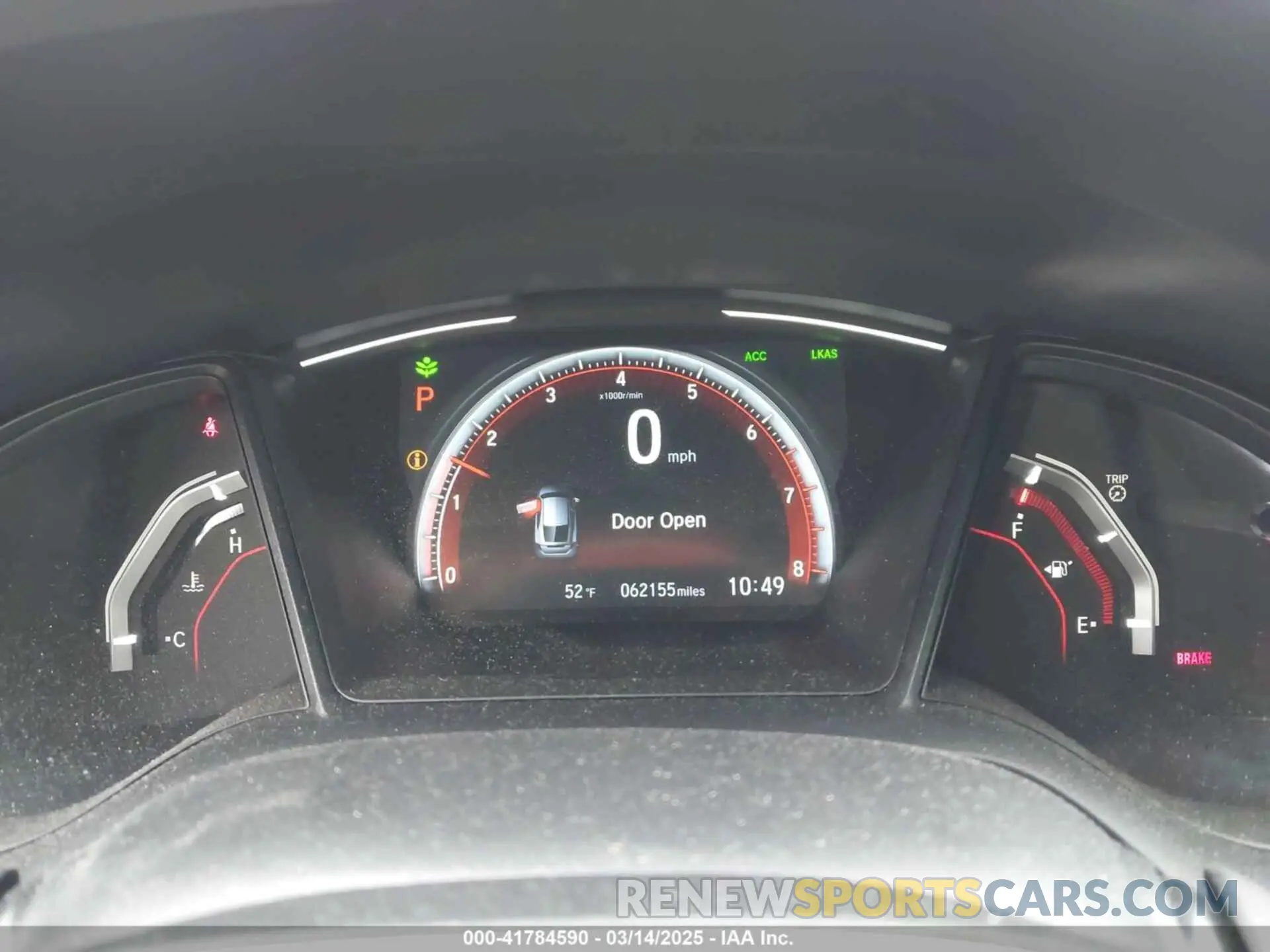 7 fotografías del automóvil dañado SHHFK7H45LU410849 HONDA CIVIC 2020