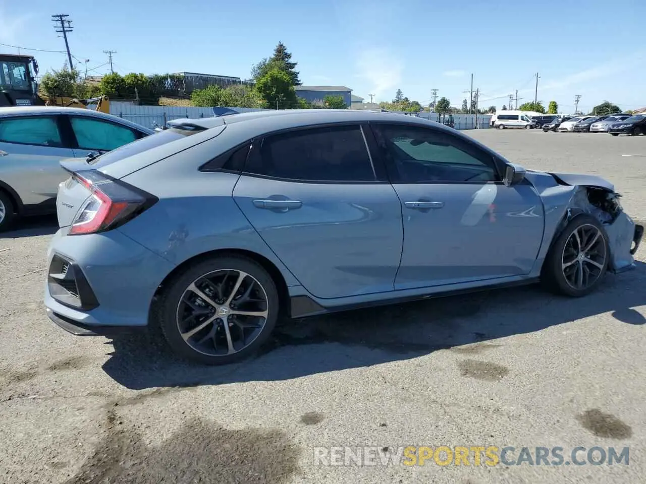 3 fotografías del automóvil dañado SHHFK7H45LU417767 HONDA CIVIC 2020