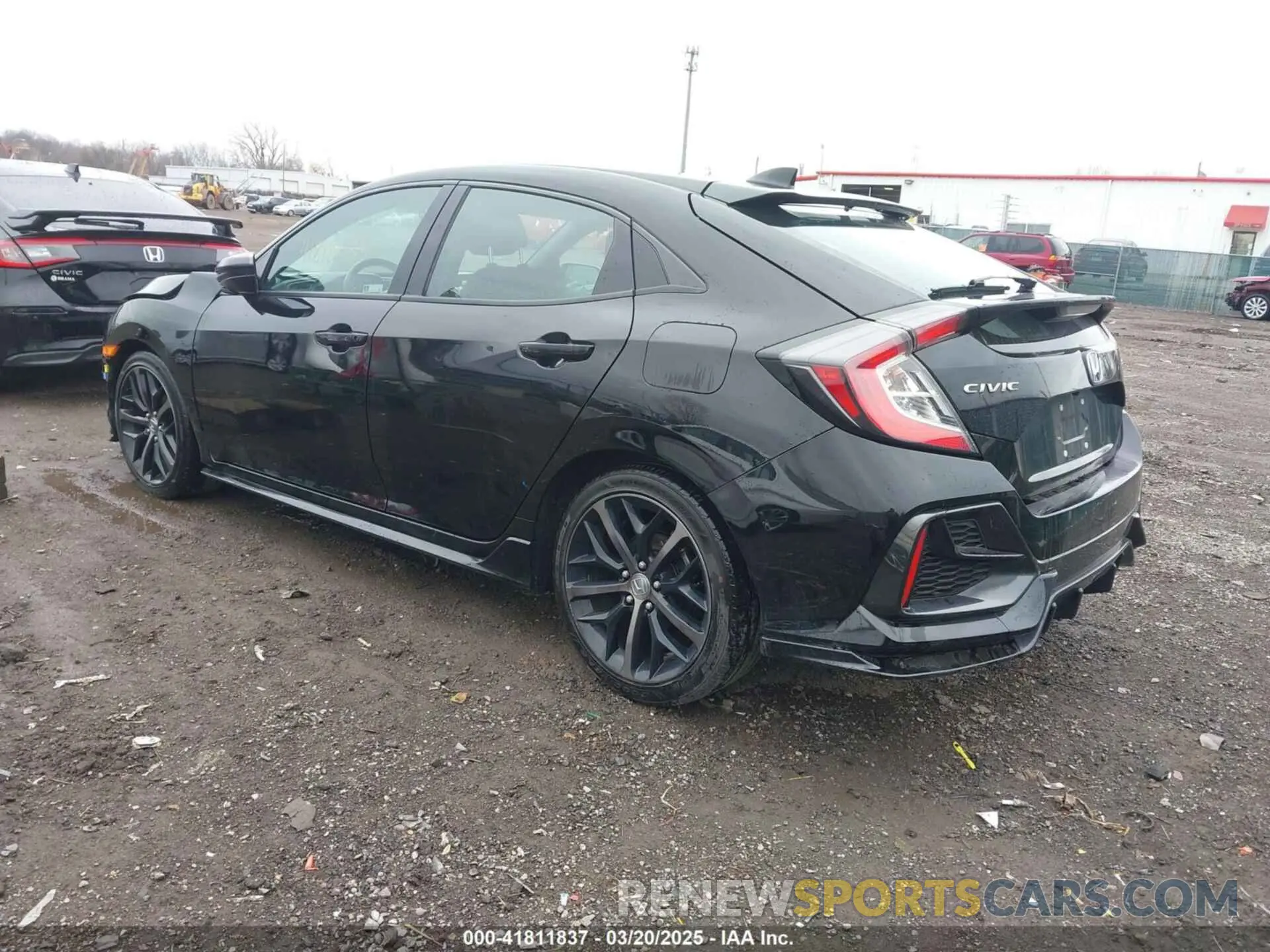 3 fotografías del automóvil dañado SHHFK7H47LU201211 HONDA CIVIC 2020