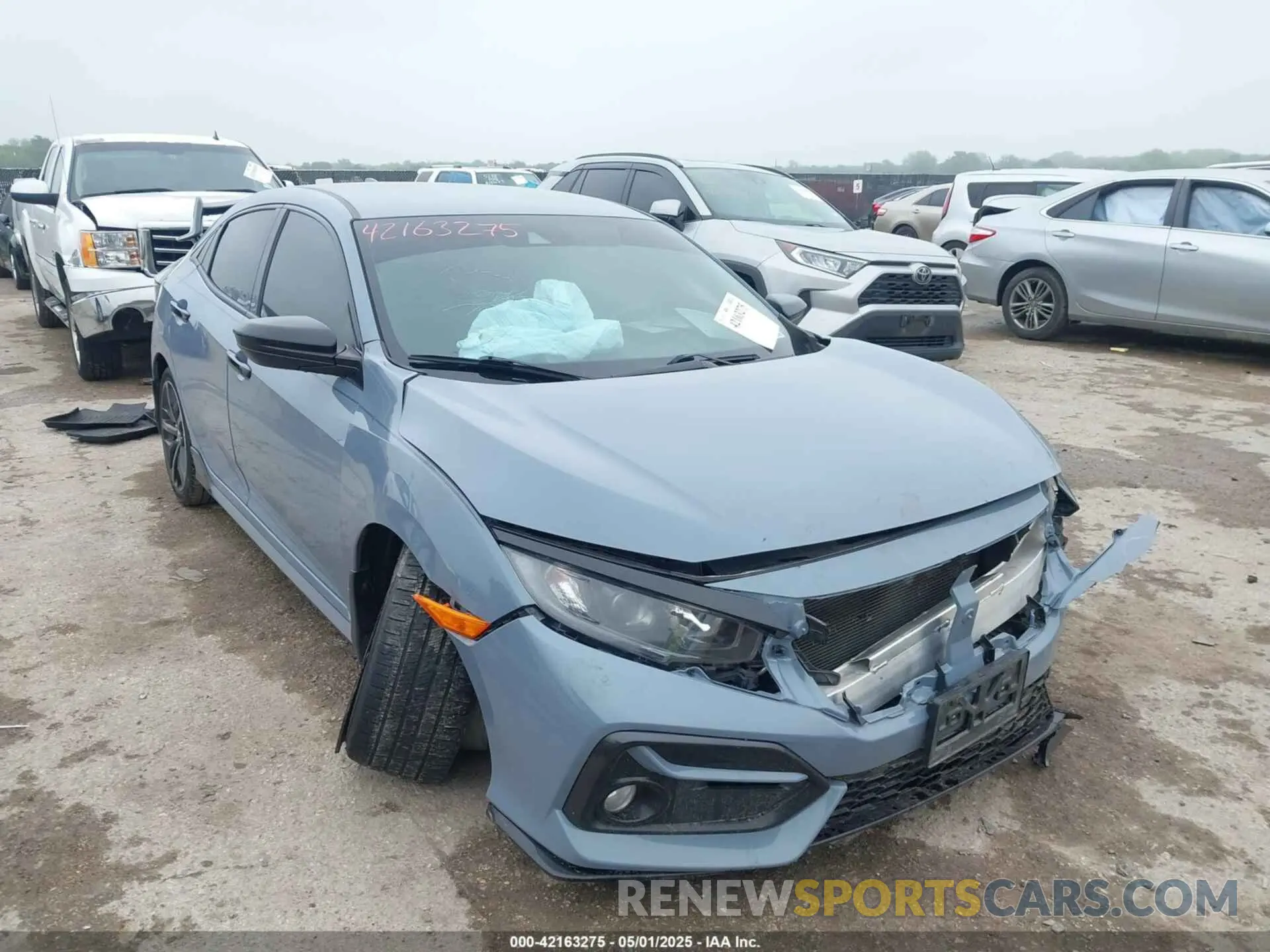 1 fotografías del automóvil dañado SHHFK7H47LU211785 HONDA CIVIC 2020