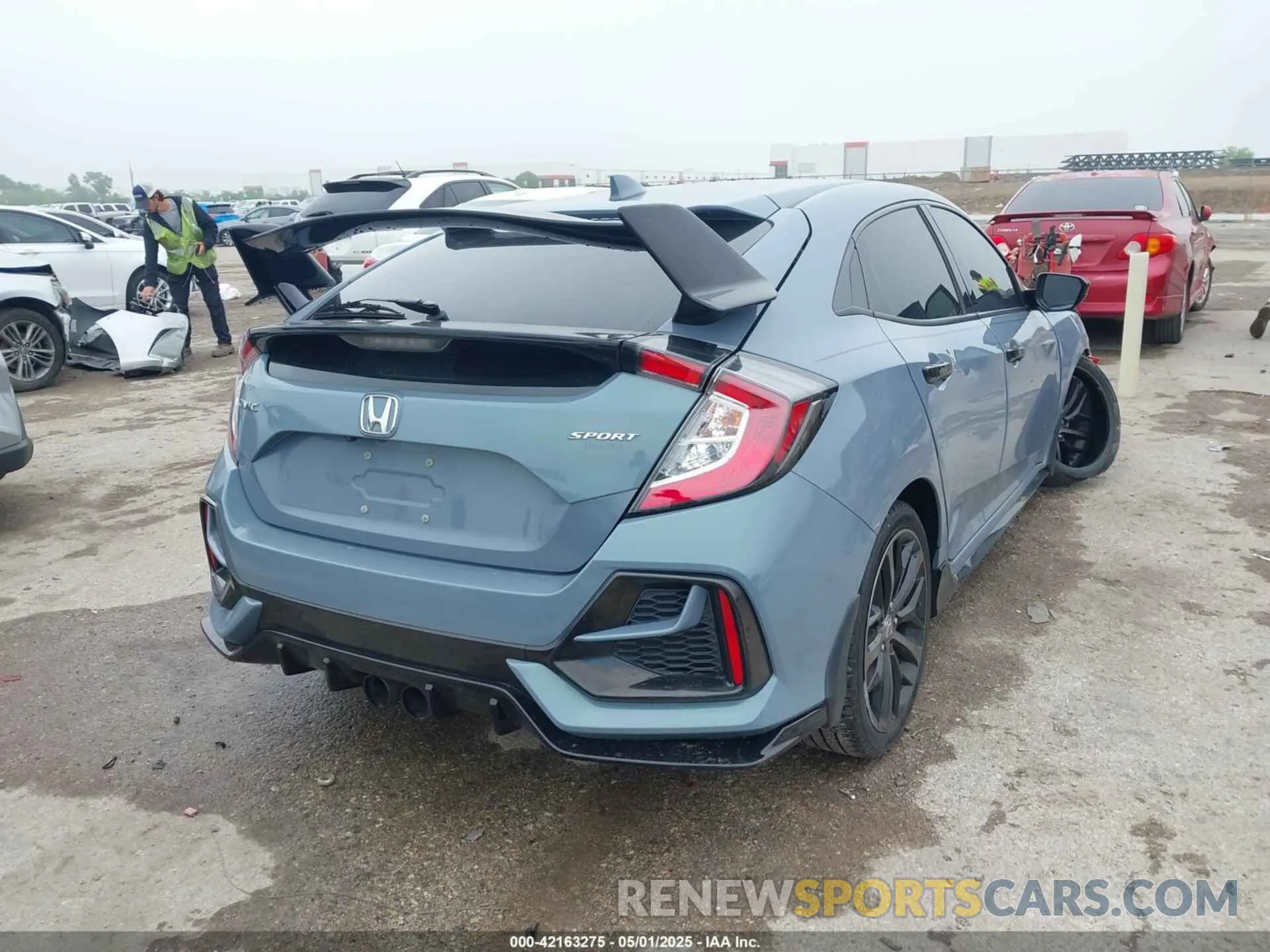 4 fotografías del automóvil dañado SHHFK7H47LU211785 HONDA CIVIC 2020