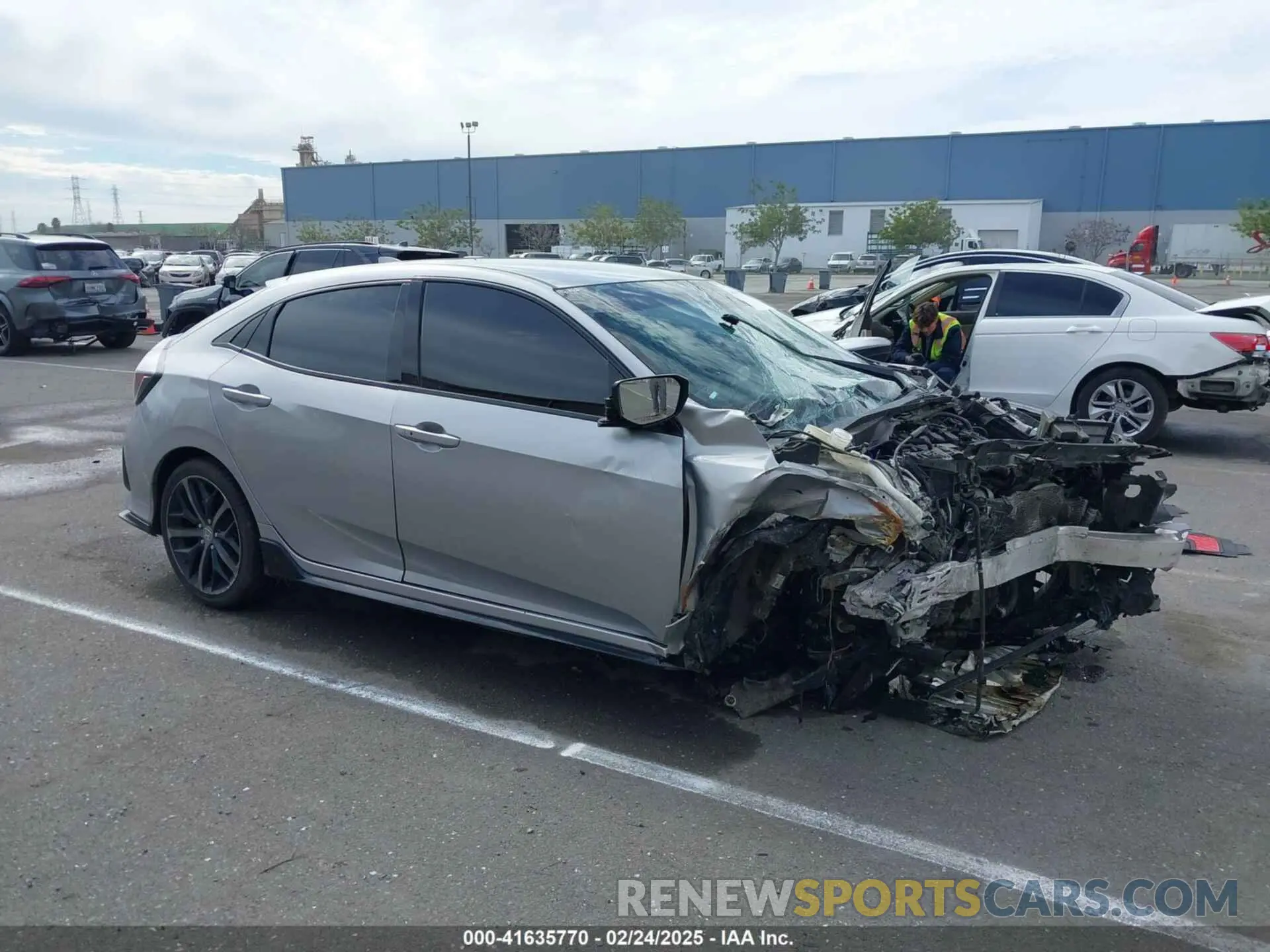 1 fotografías del automóvil dañado SHHFK7H47LU405877 HONDA CIVIC 2020