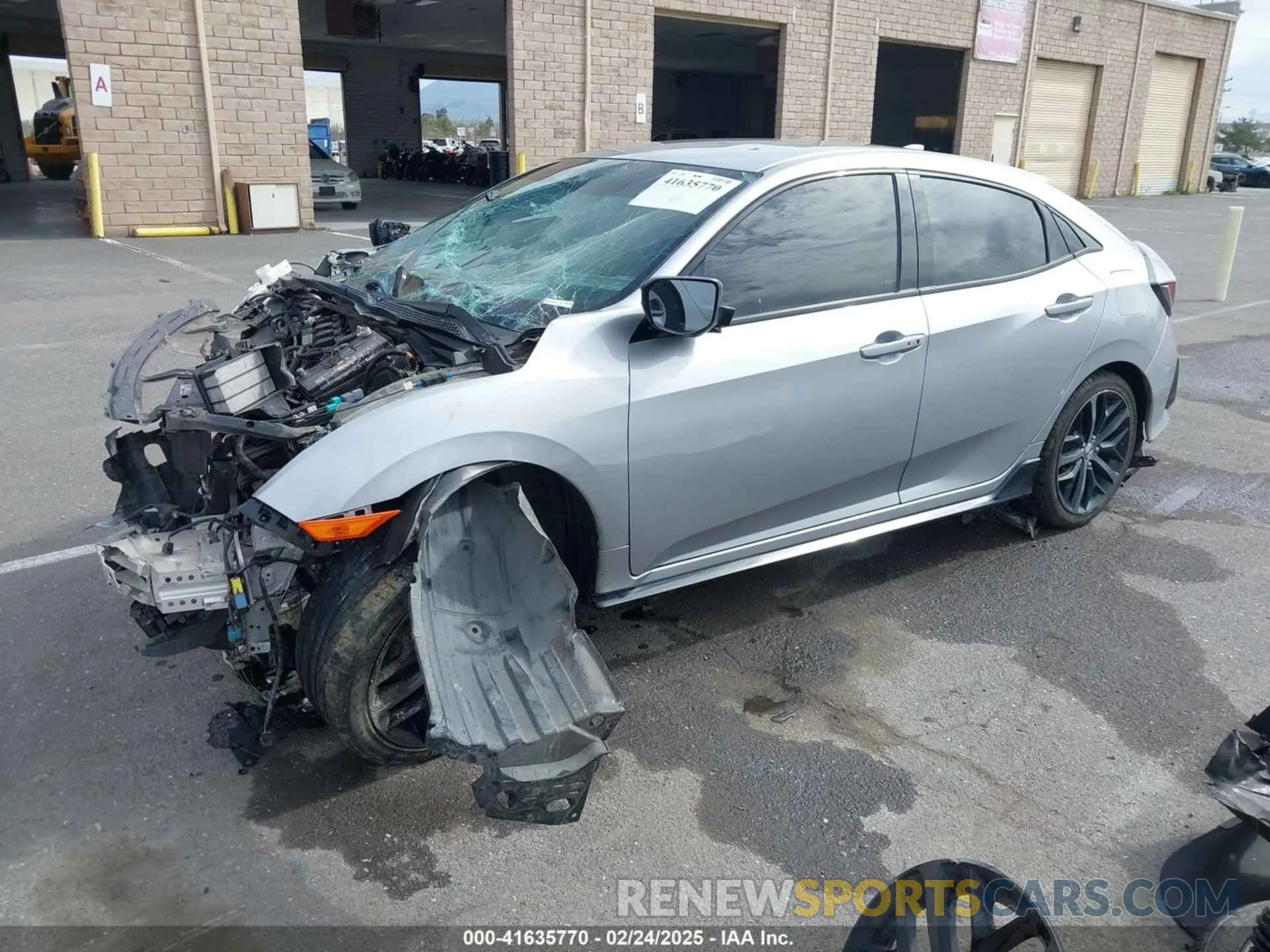 2 fotografías del automóvil dañado SHHFK7H47LU405877 HONDA CIVIC 2020