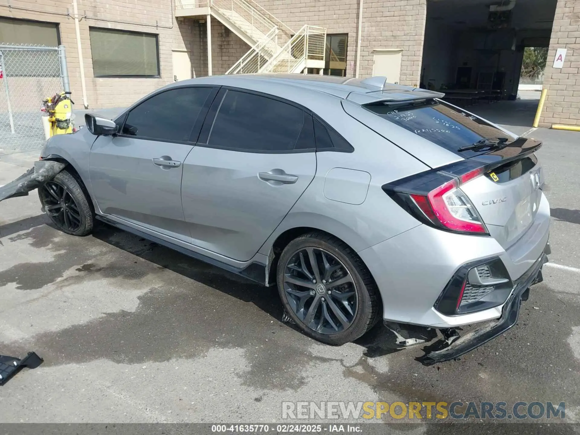 3 fotografías del automóvil dañado SHHFK7H47LU405877 HONDA CIVIC 2020
