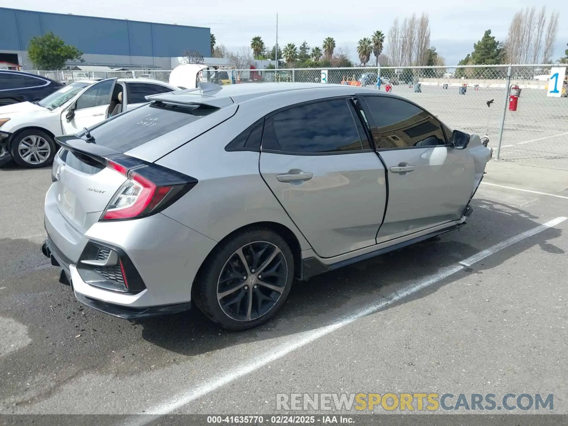 4 fotografías del automóvil dañado SHHFK7H47LU405877 HONDA CIVIC 2020