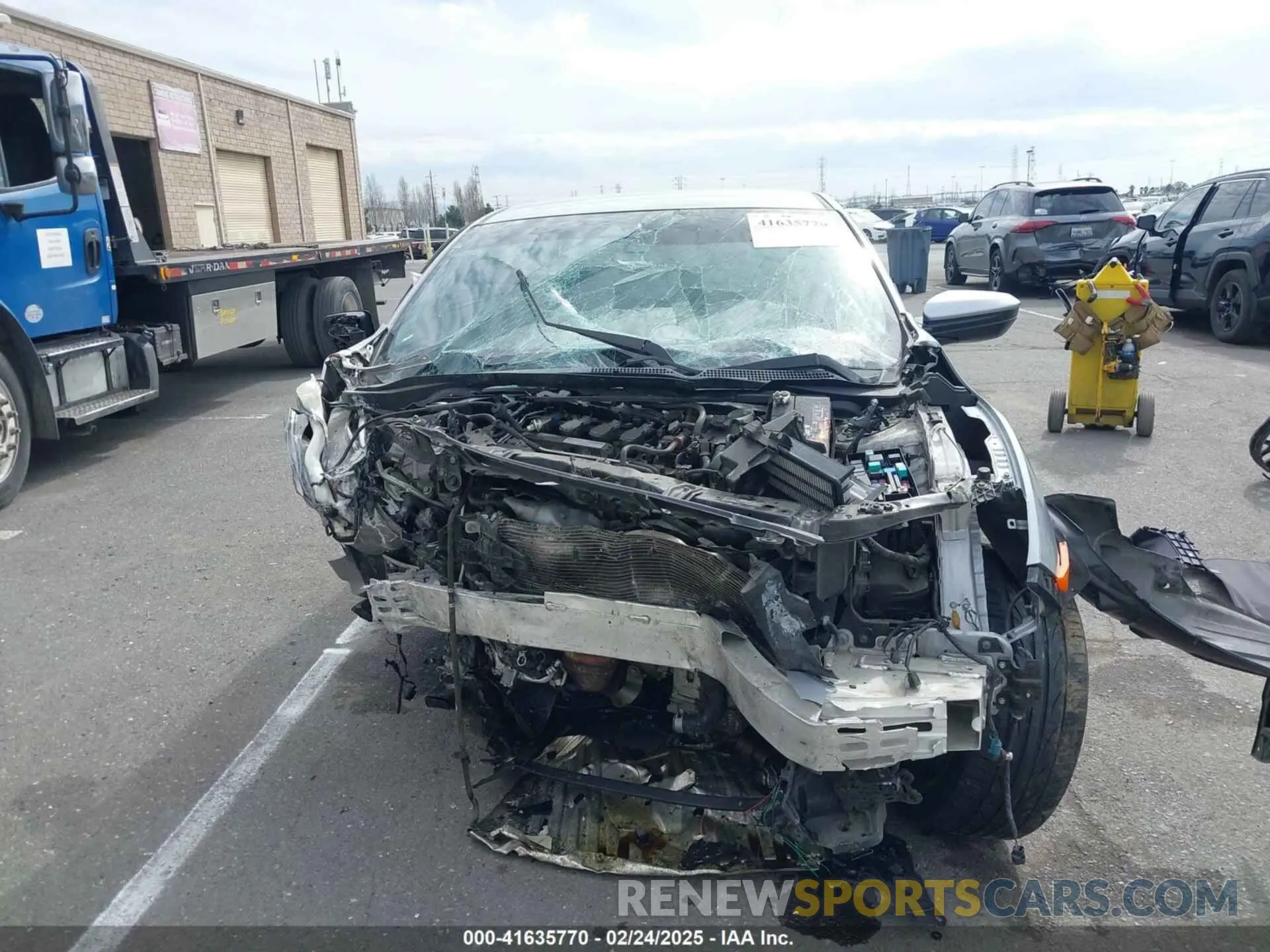 6 fotografías del automóvil dañado SHHFK7H47LU405877 HONDA CIVIC 2020