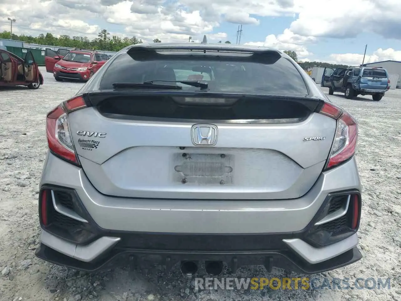 6 fotografías del automóvil dañado SHHFK7H49LU203879 HONDA CIVIC 2020