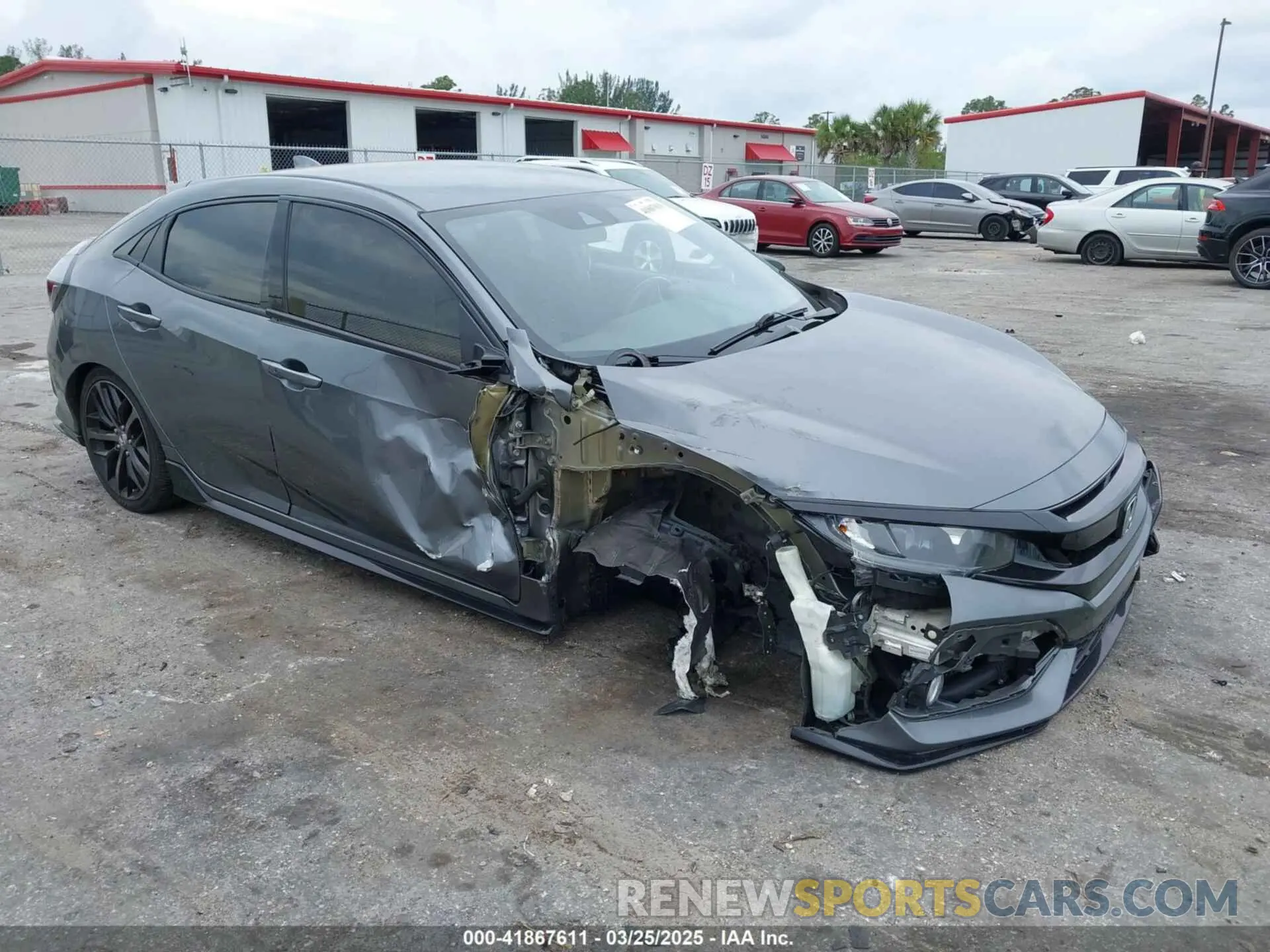 1 fotografías del automóvil dañado SHHFK7H49LU221721 HONDA CIVIC 2020