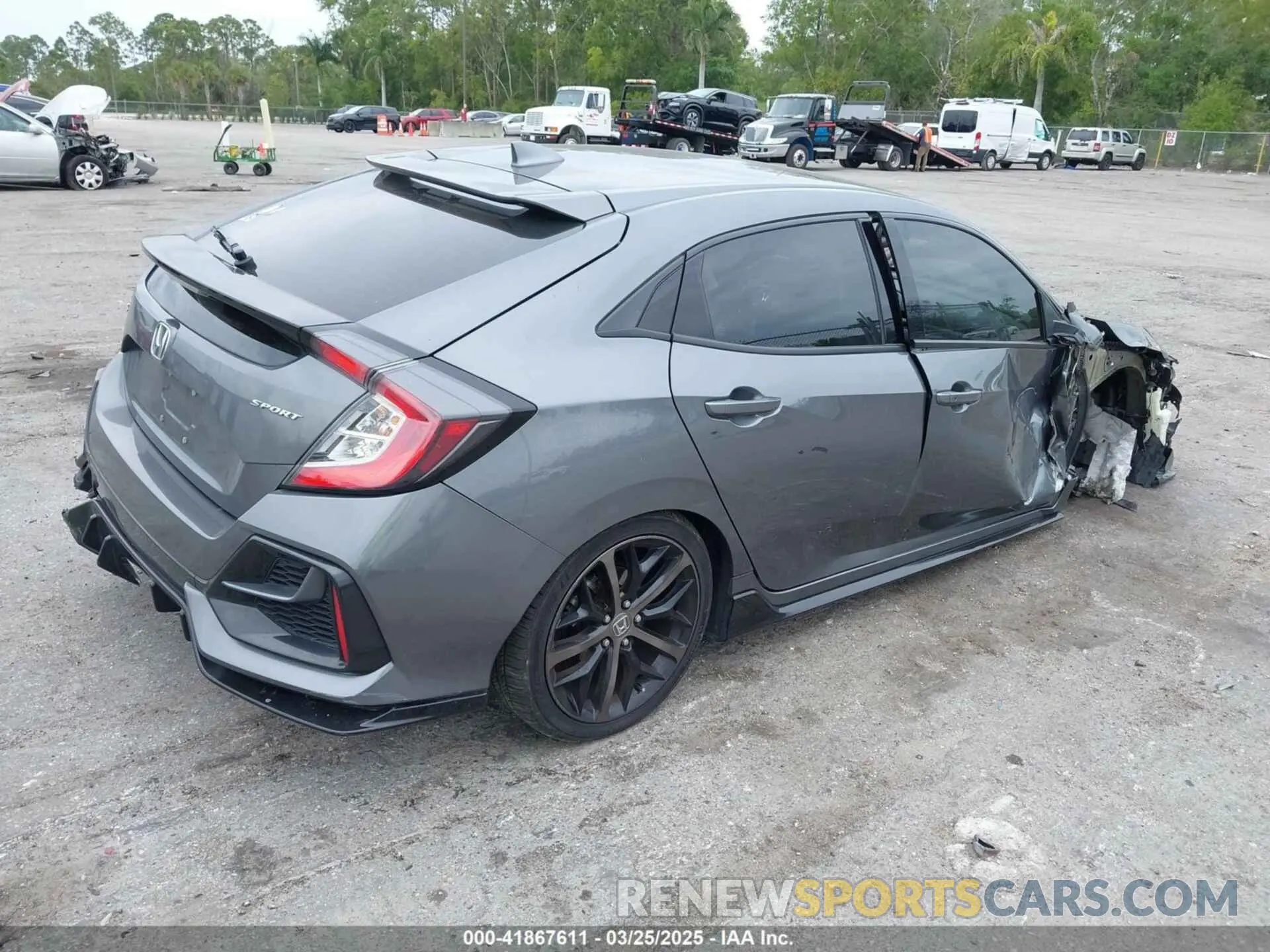 4 fotografías del automóvil dañado SHHFK7H49LU221721 HONDA CIVIC 2020