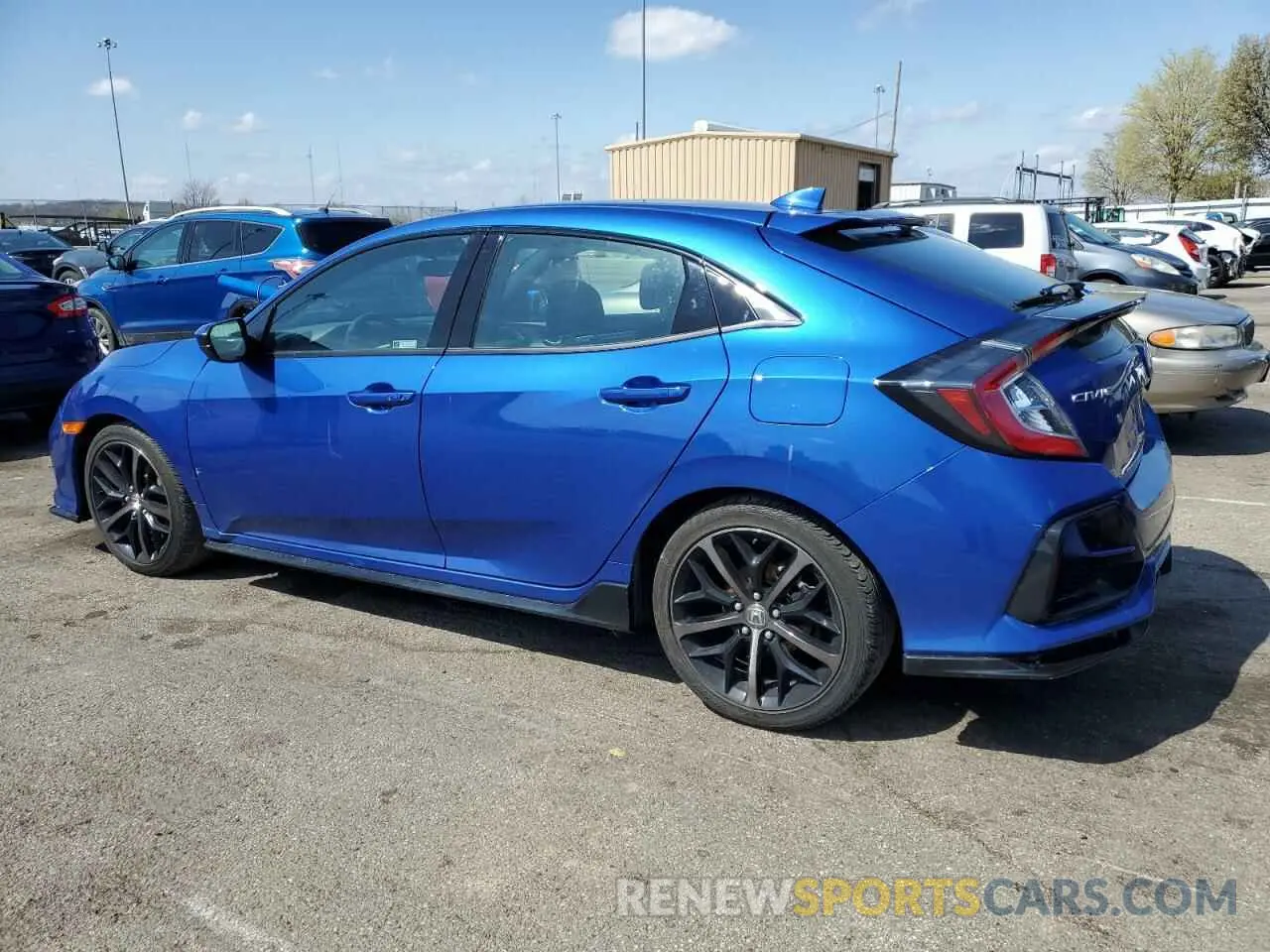 2 fotografías del automóvil dañado SHHFK7H4XLU201462 HONDA CIVIC 2020